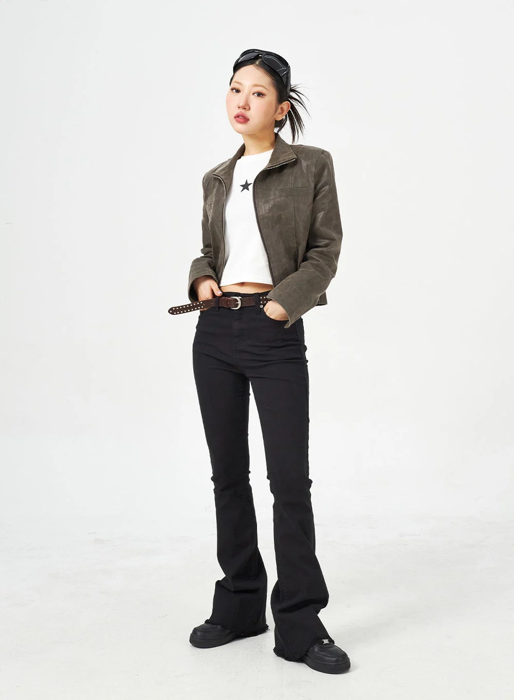 Slim Fit Bootcut Pants CM321 - Image 13