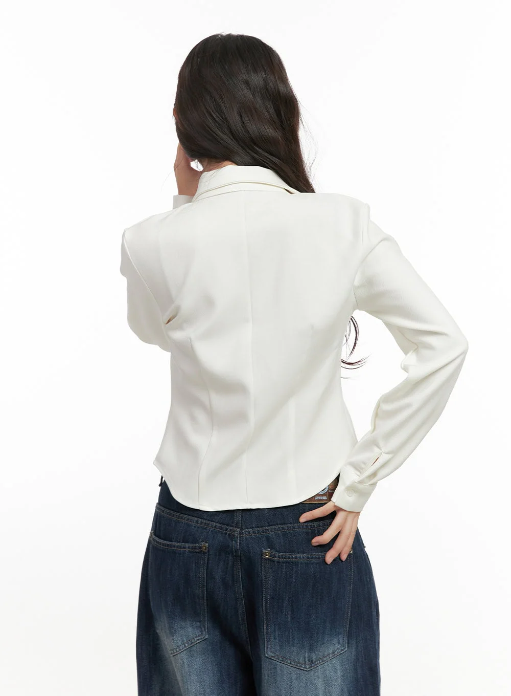 Slim-Fit Button-Up Shirt CN426 - Image 5