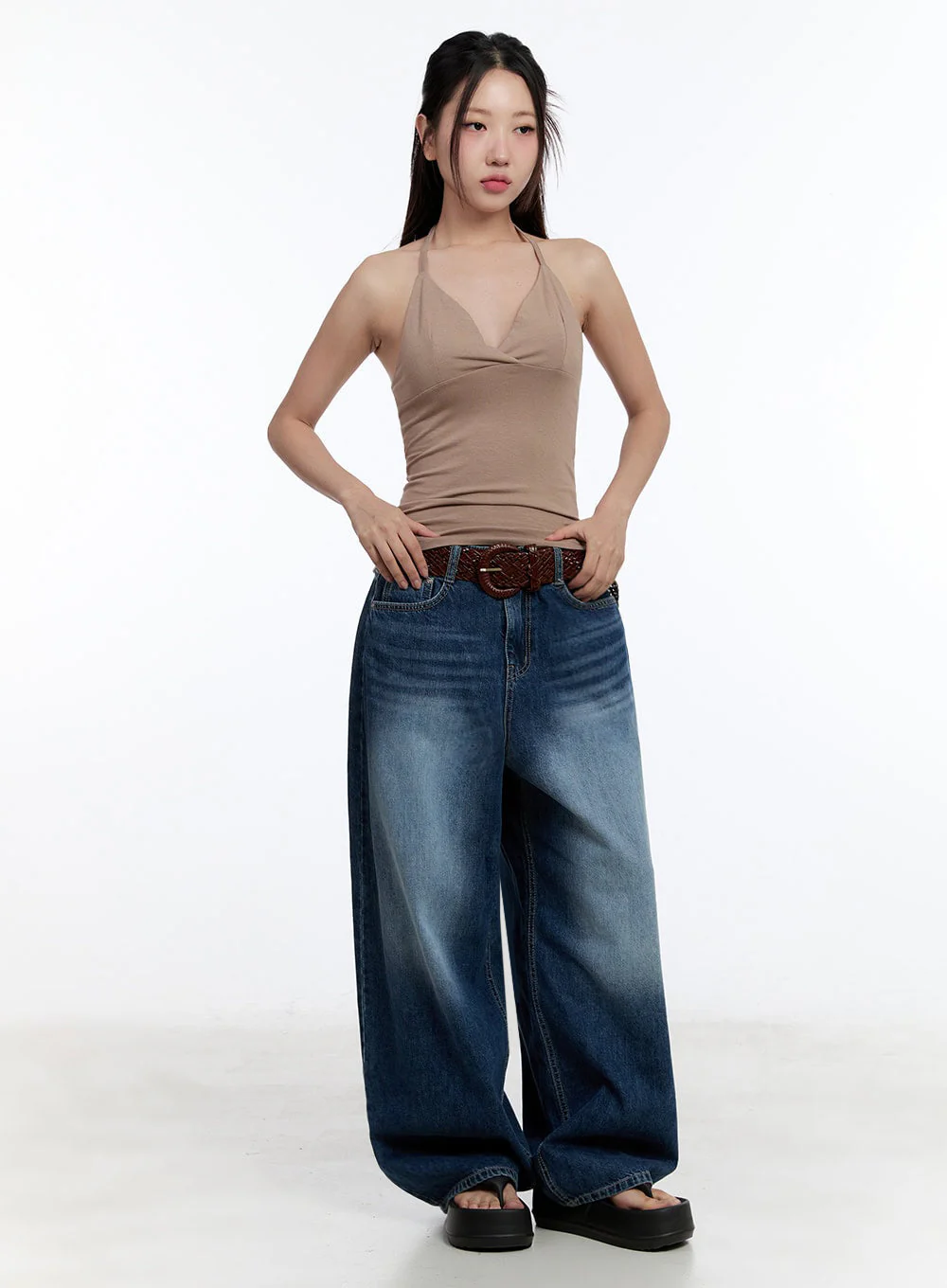 Slim-Fit Halter Cami IU504 - Image 11