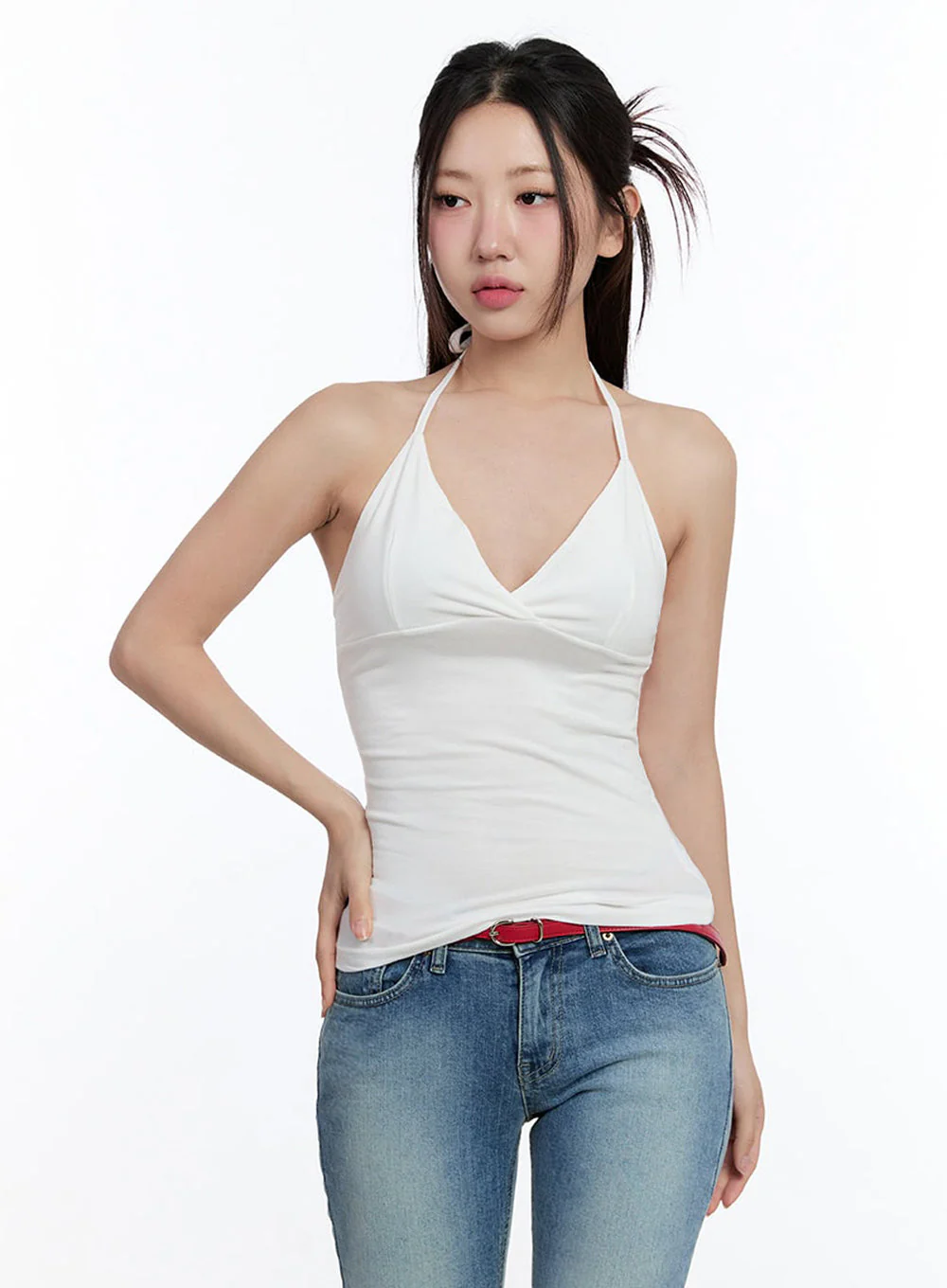 Slim-Fit Halter Cami IU504 - Image 15