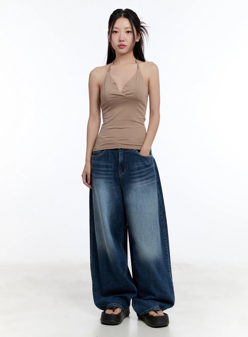 Slim-Fit Halter Cami IU504 - Image 6