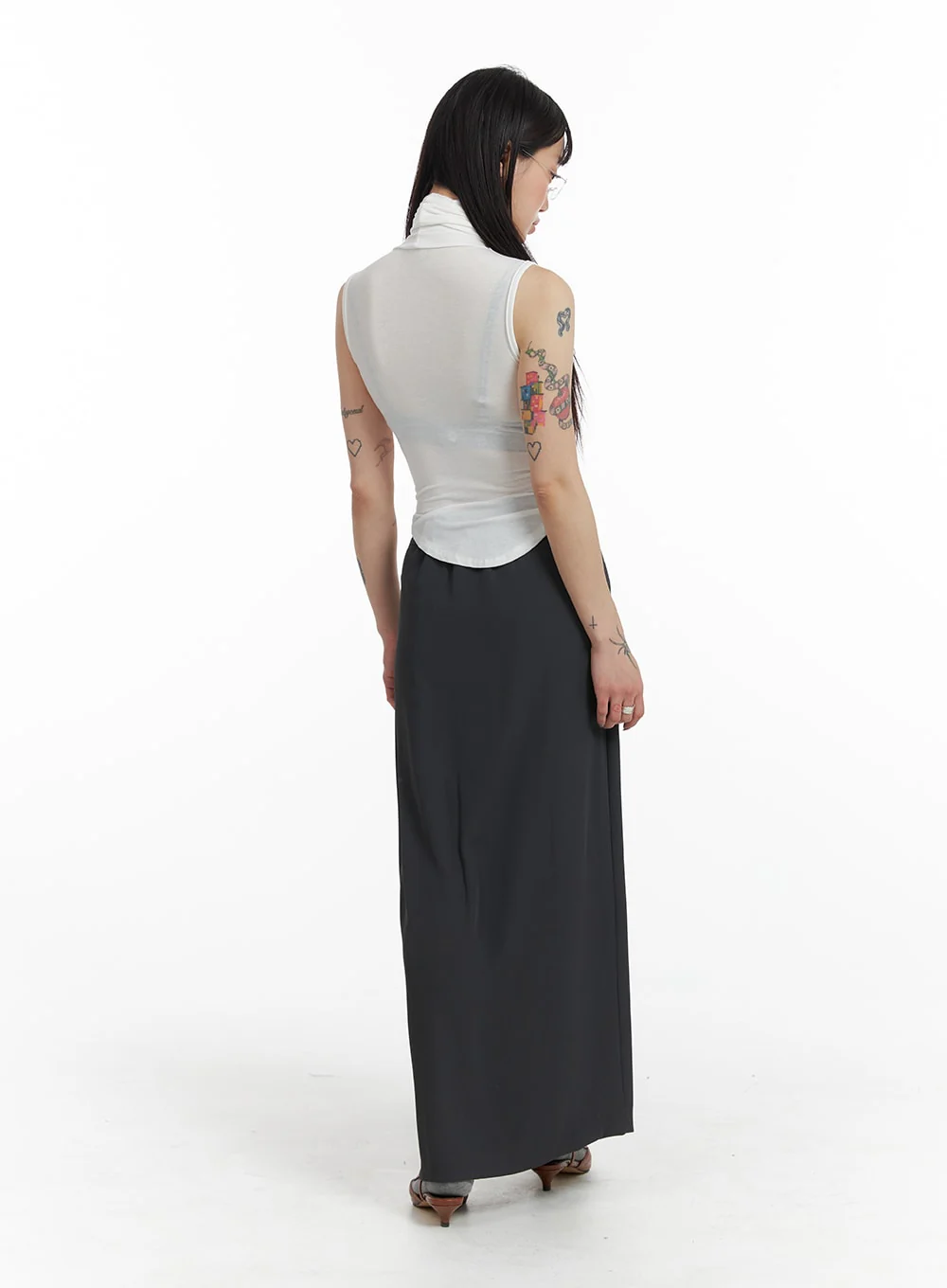 Slit Maxi Skirt IF423 - Image 5