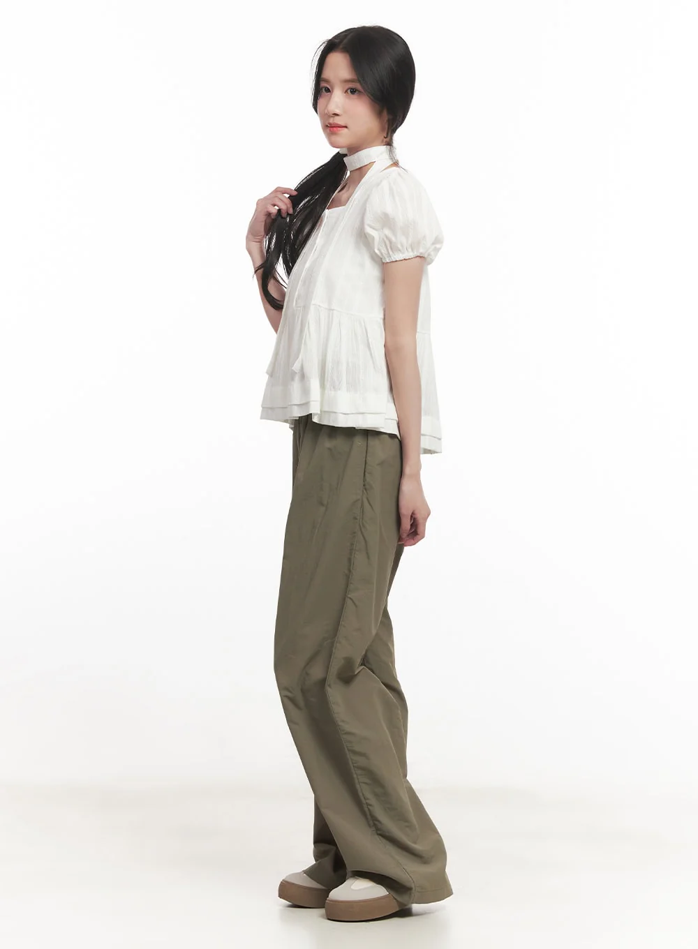 Slouchy Tech Pants CA510 - Image 3