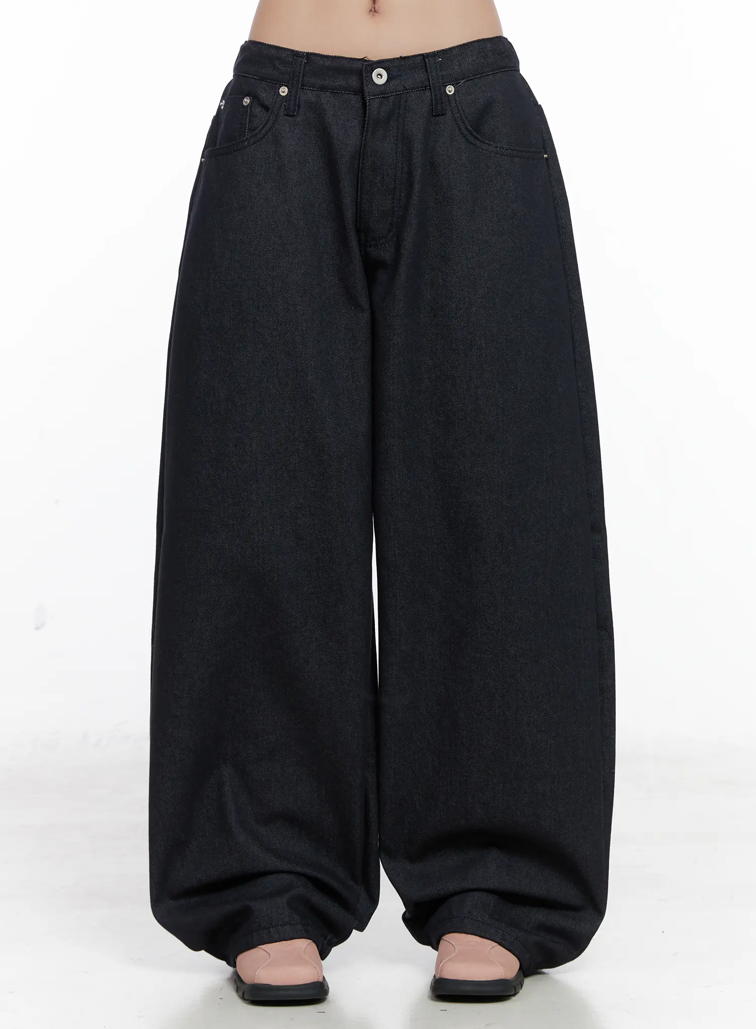 Solana Unwashed Wide-Leg Jeans CN514 - Image 2