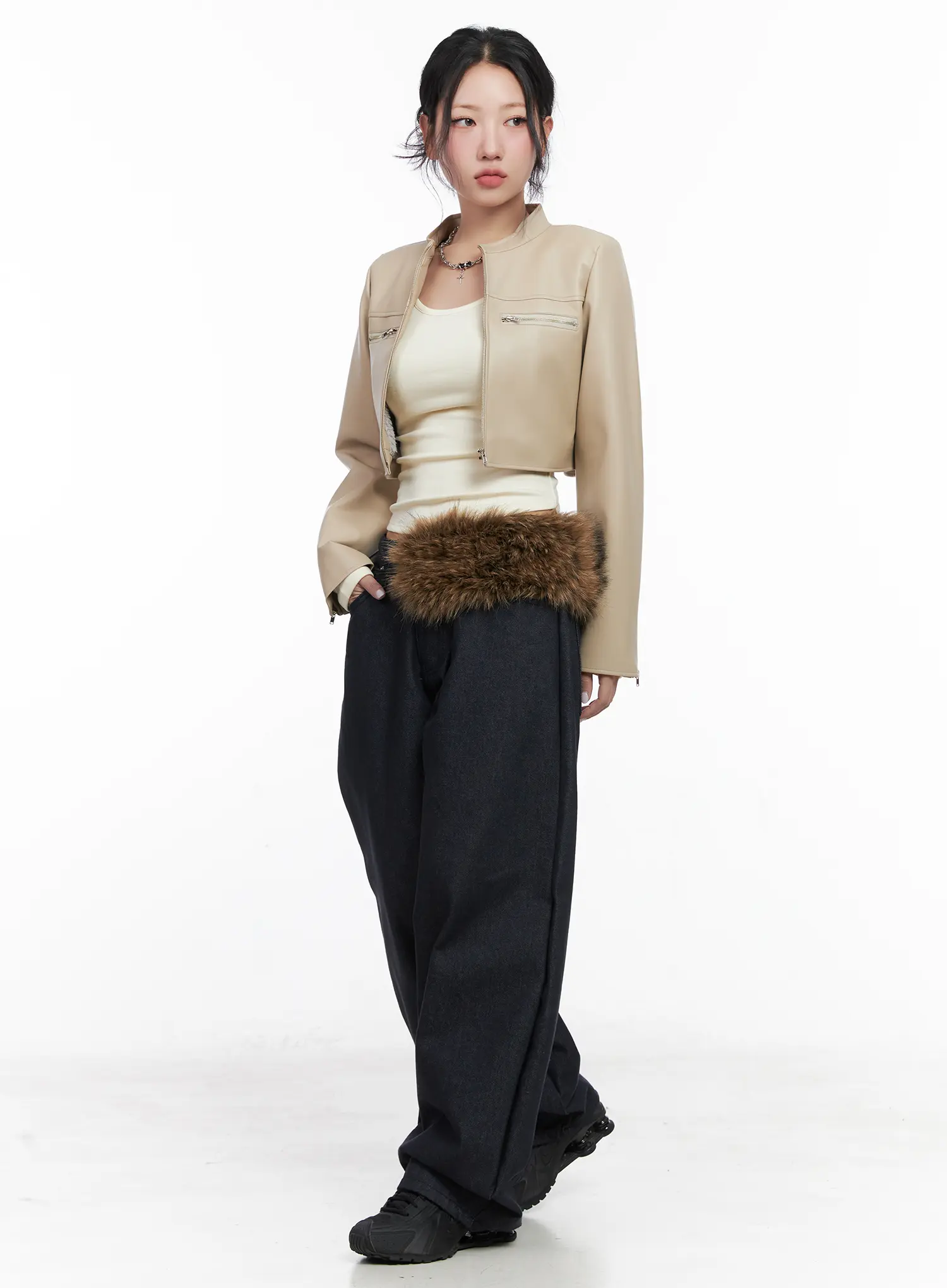 Solana Unwashed Wide-Leg Jeans CN514 - Image 6