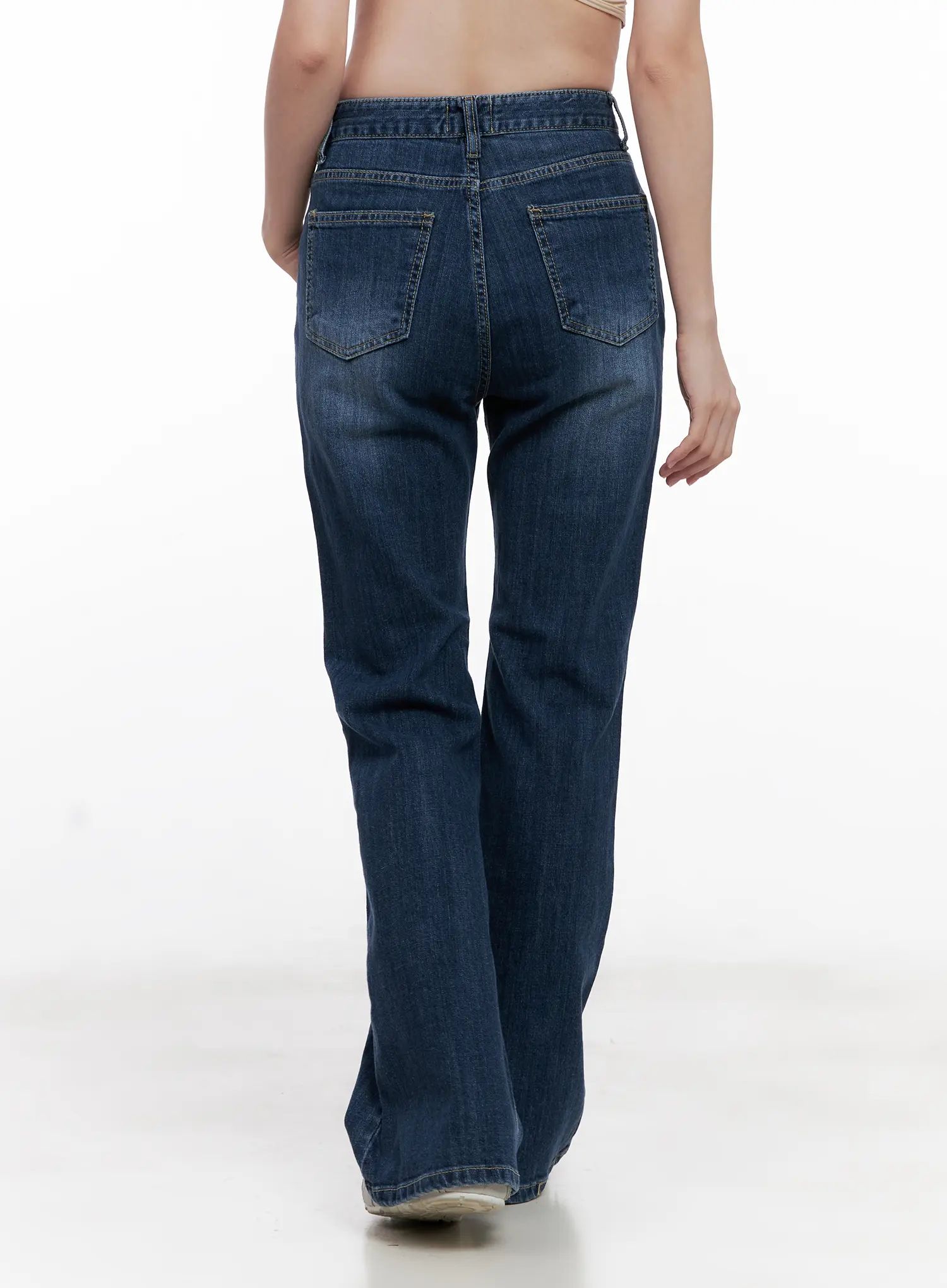 Solhee Classic Flare Denim Jeans CL524 - Image 5