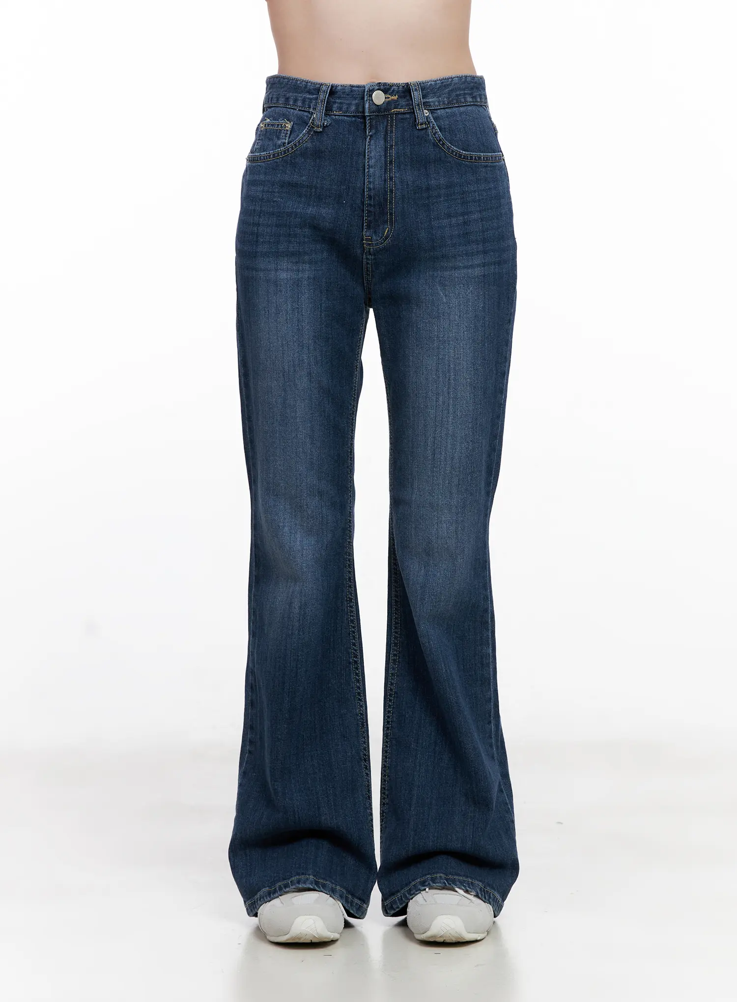 Solhee Classic Flare Denim Jeans CL524 - Image 7