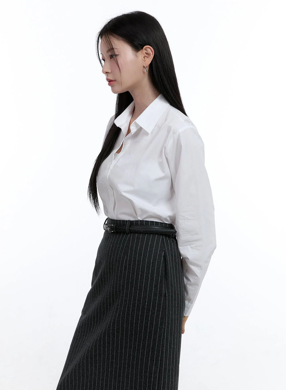 Solid Basics Long-Sleeve Shirt OO429 - Image 5