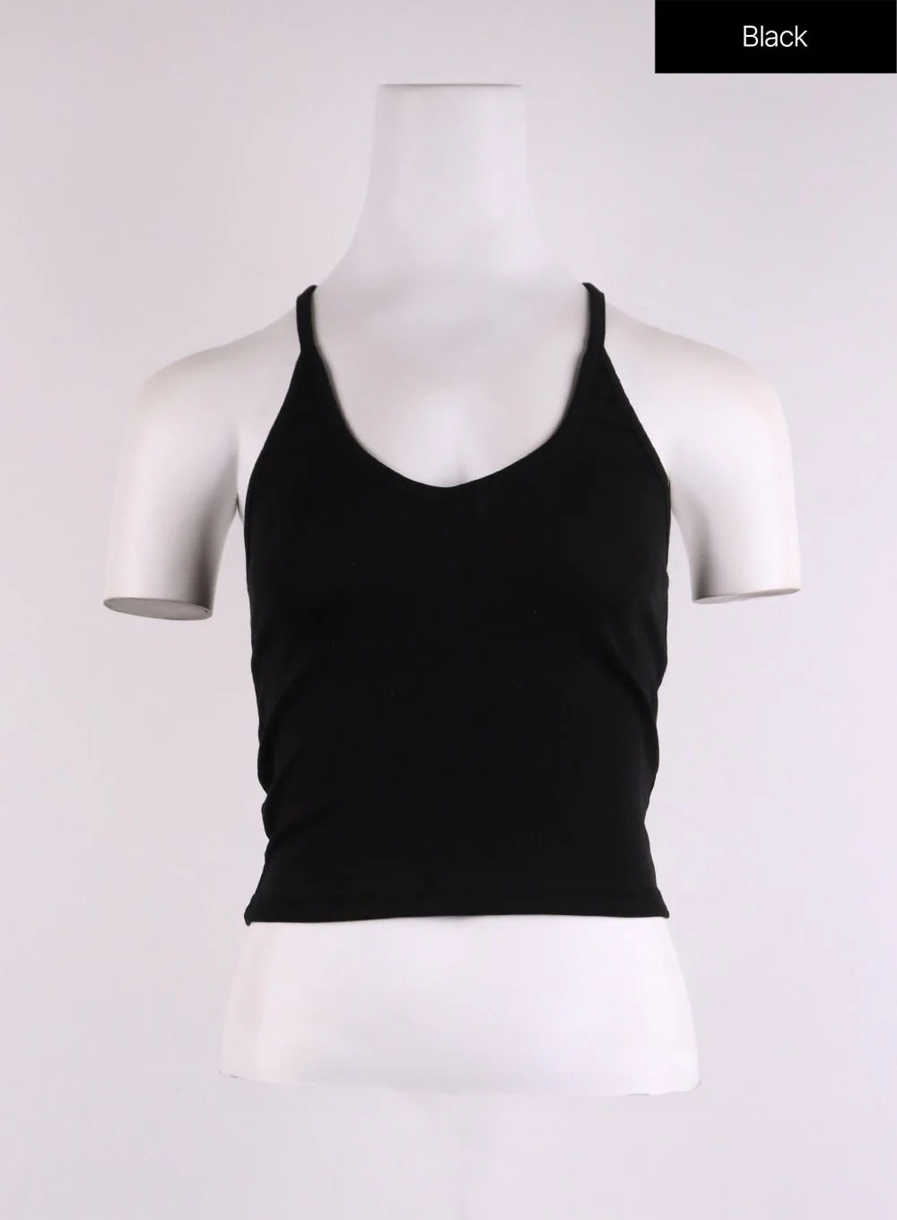Solid Halter Crop Top CJ425 - Image 10