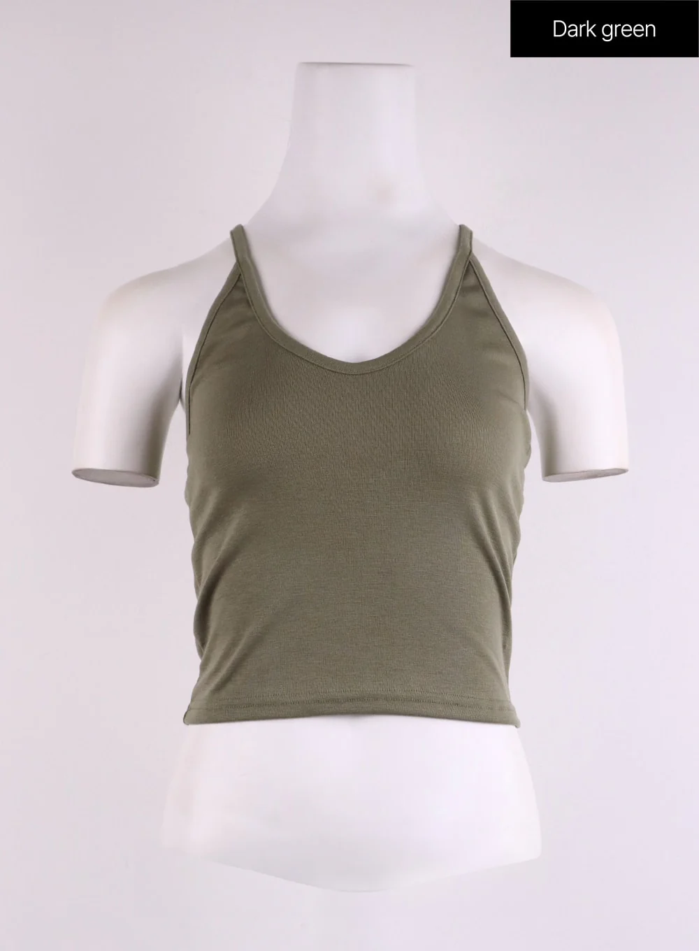 Solid Halter Crop Top CJ425 - Image 11