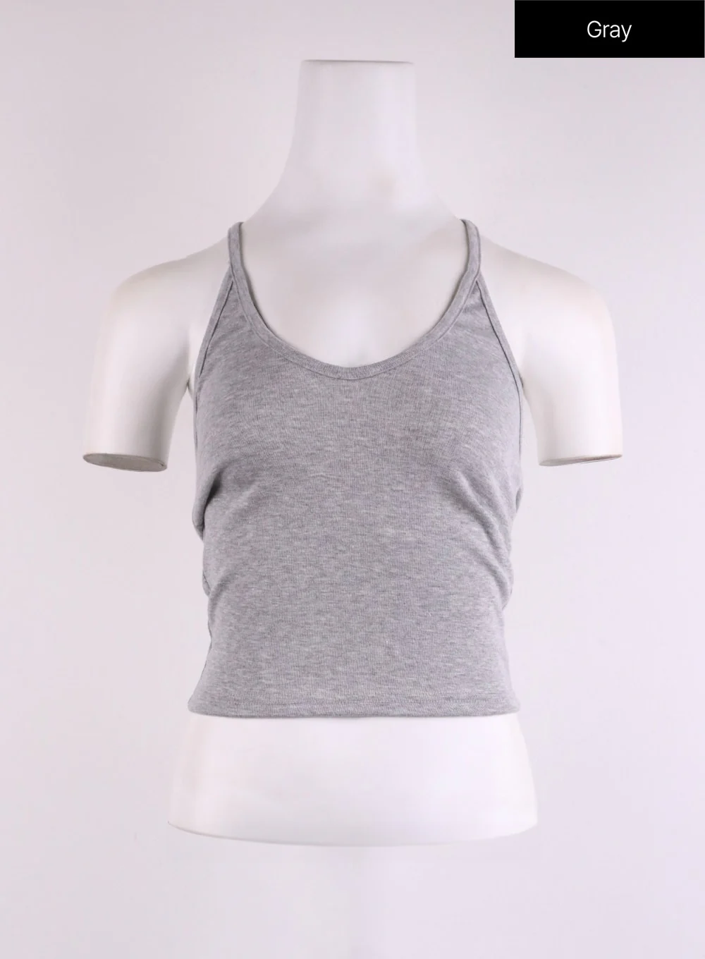 Solid Halter Crop Top CJ425 - Image 12