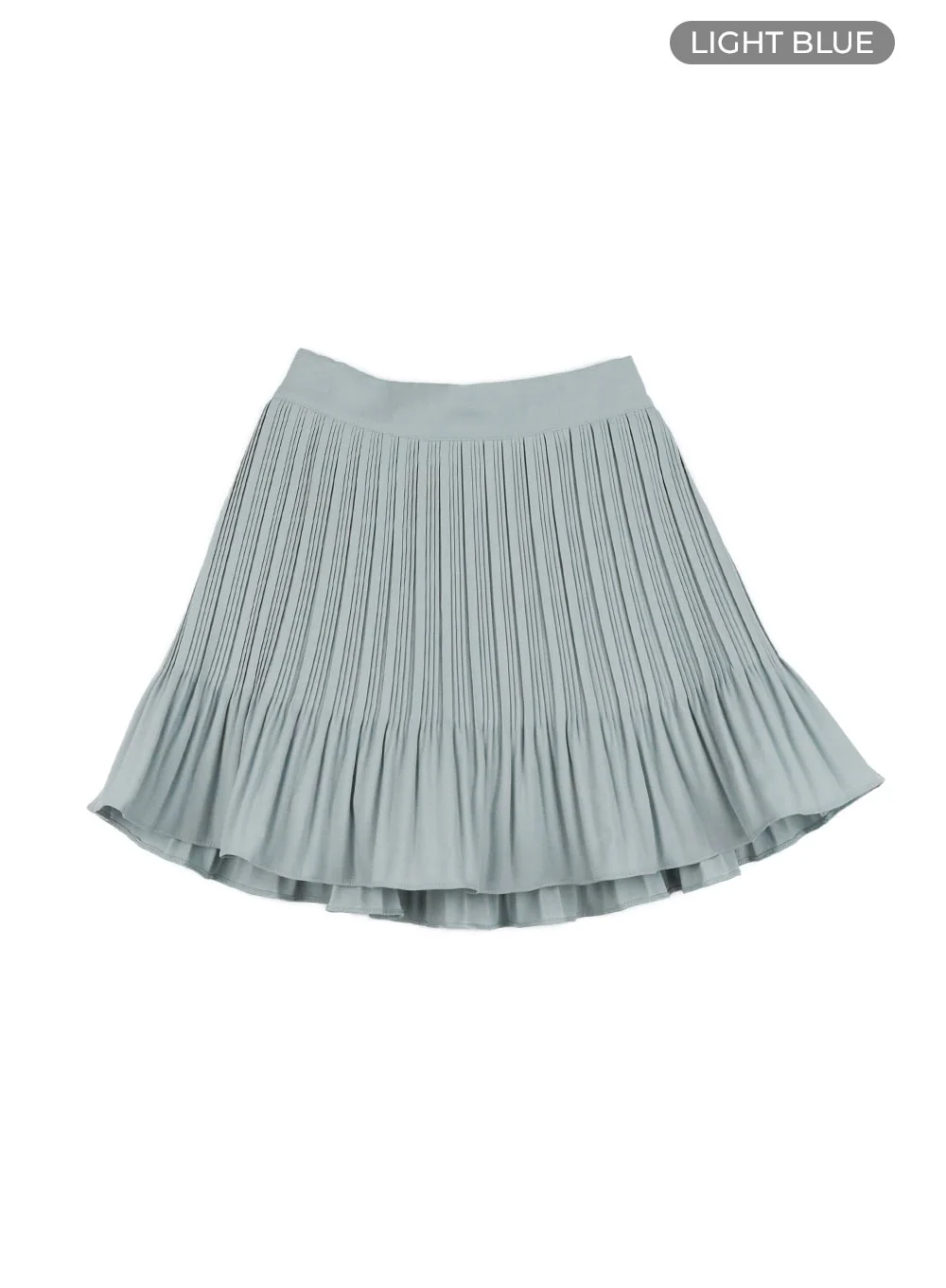 Solid Ruffle Hem Mini Skirt OY427 - Image 10
