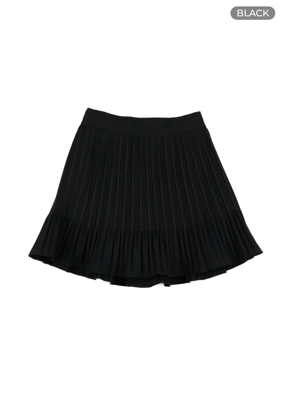 Solid Ruffle Hem Mini Skirt OY427 - Image 8