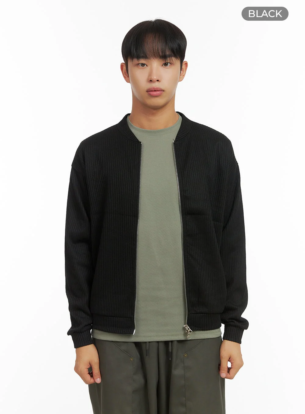 Sophisticated Zip-Up Shirt CO410 - Image 12