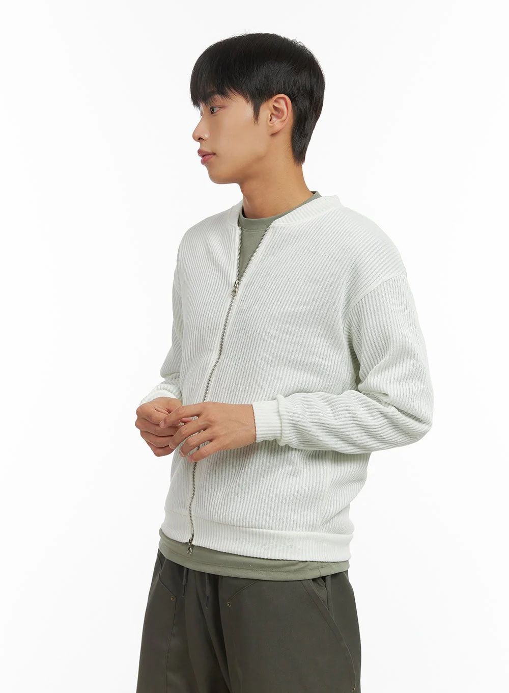 Sophisticated Zip-Up Shirt CO410 - Image 6