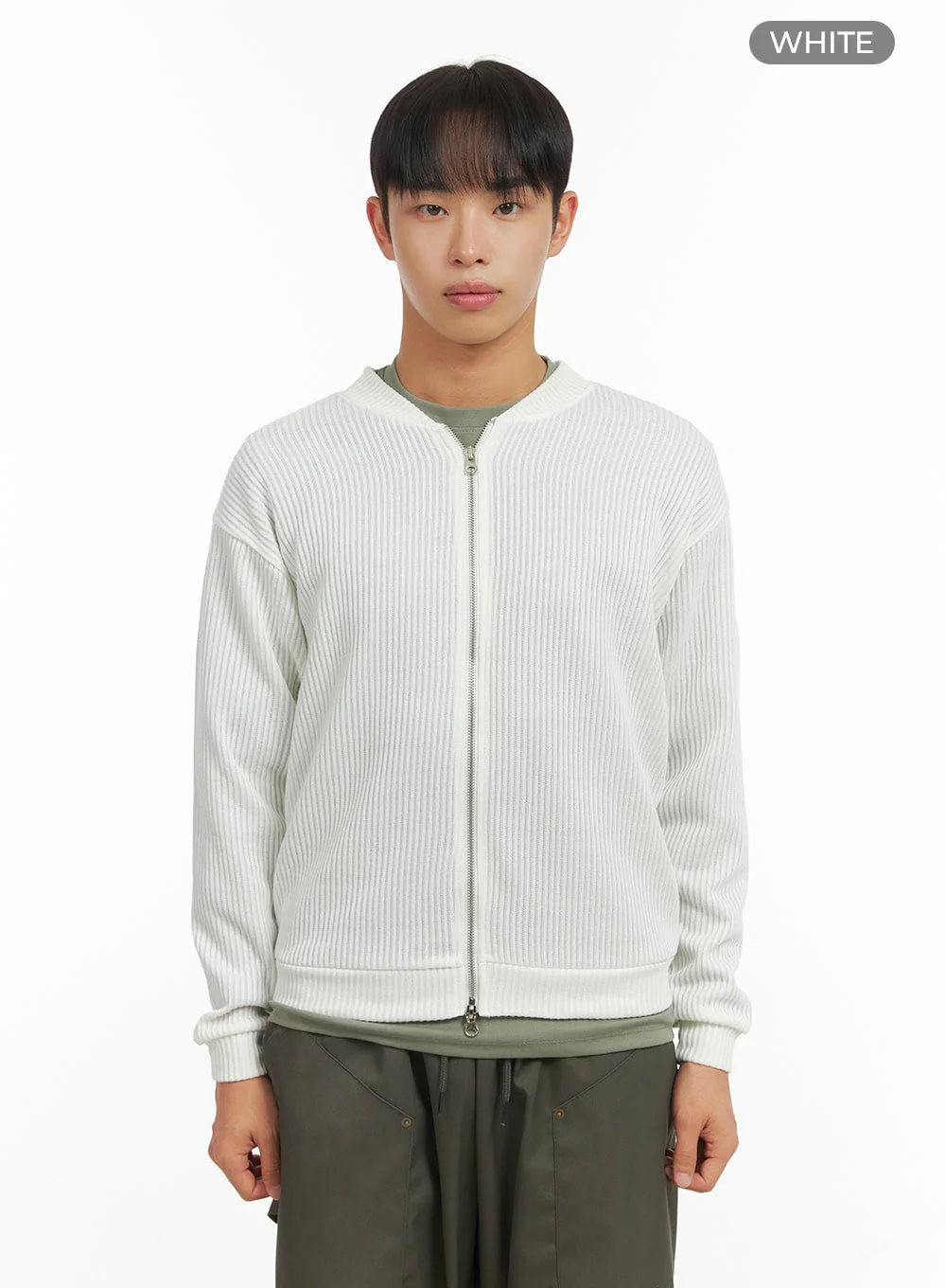 Sophisticated Zip-Up Shirt CO410 - Image 8