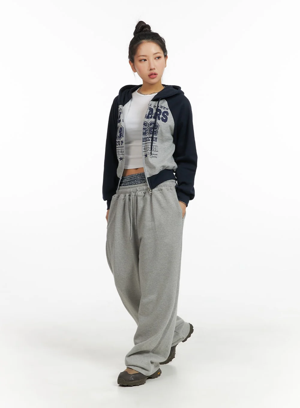 Sporty Chic Varsity Hoodie Jacket CM408 - Image 2