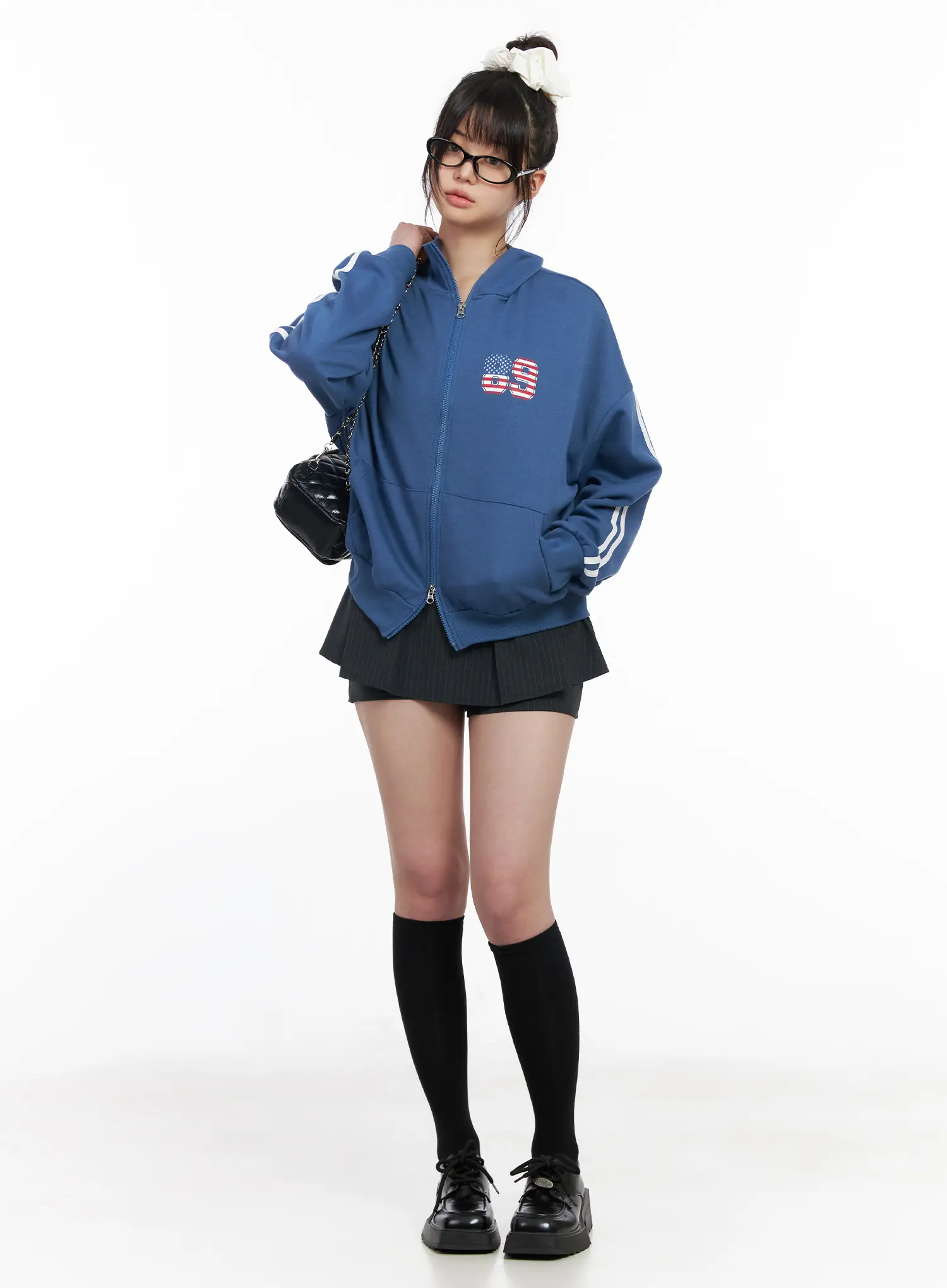 Sporty Graphic Track Jacket CM512 - Image 8