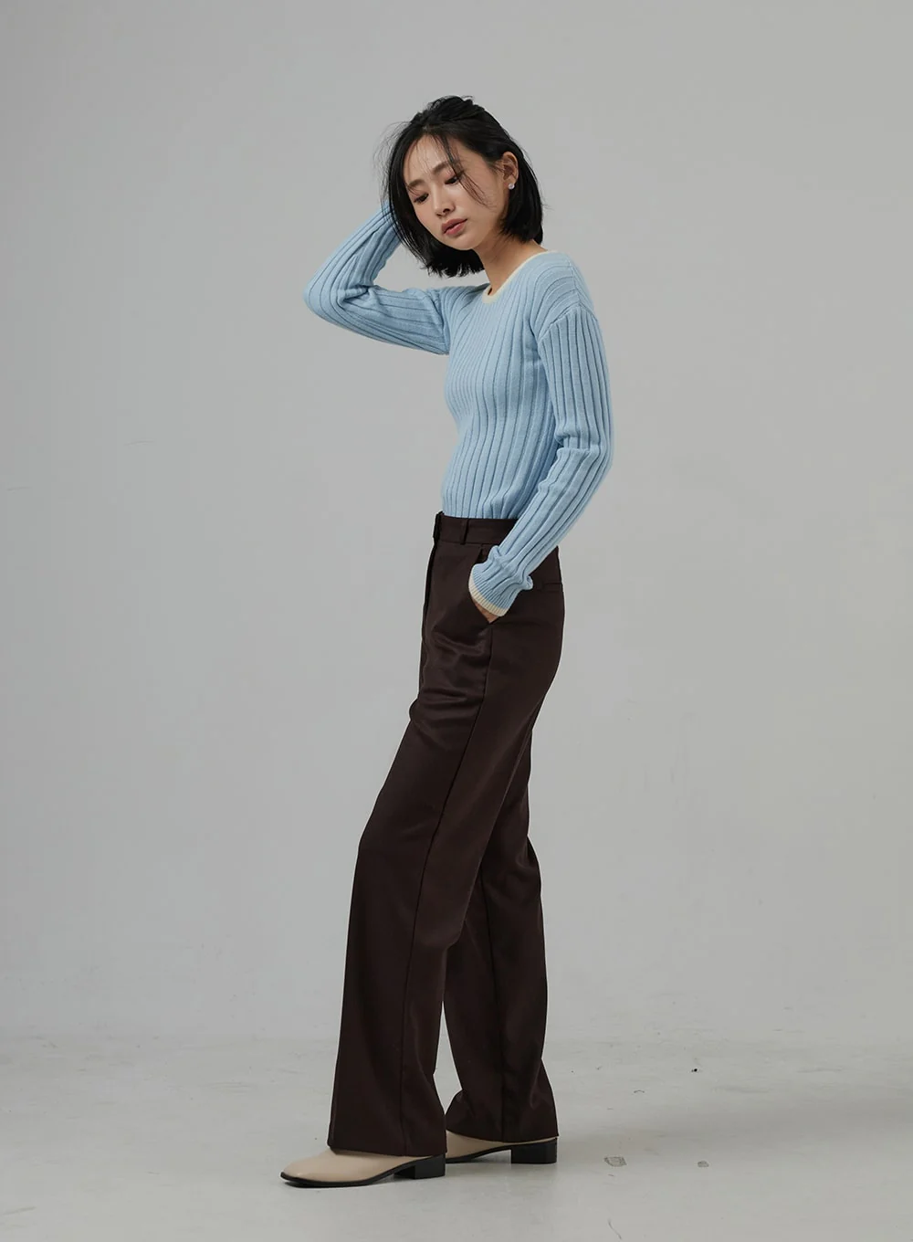 Square Toe Loafers OJ302 - Image 12