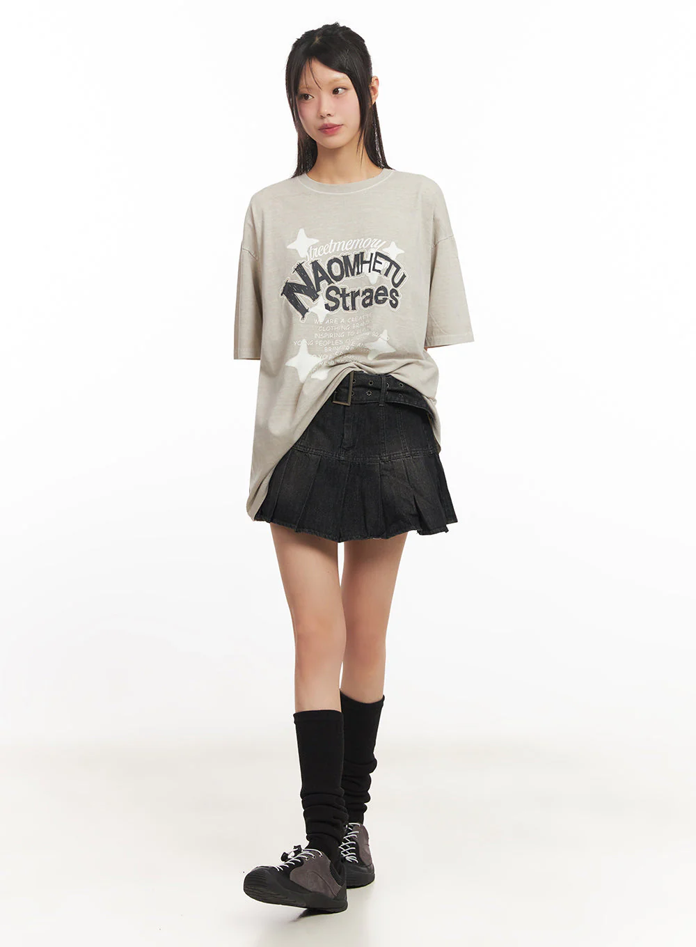 Star Graphic Cotton T-Shirt IY502 - Image 6
