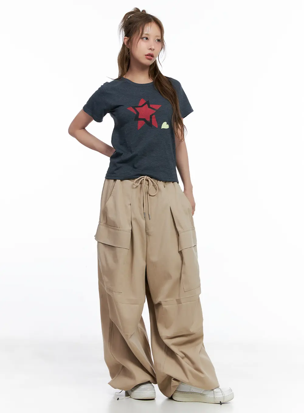 Star Graphic Short-Sleeve Top CL514 - Image 2