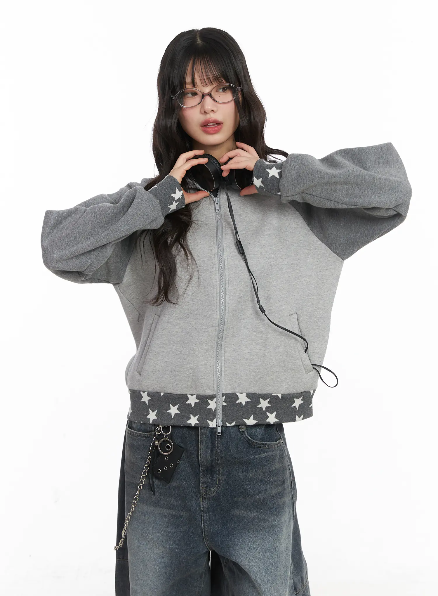 Star Graphic Sweatshirt CJ501 - Image 10