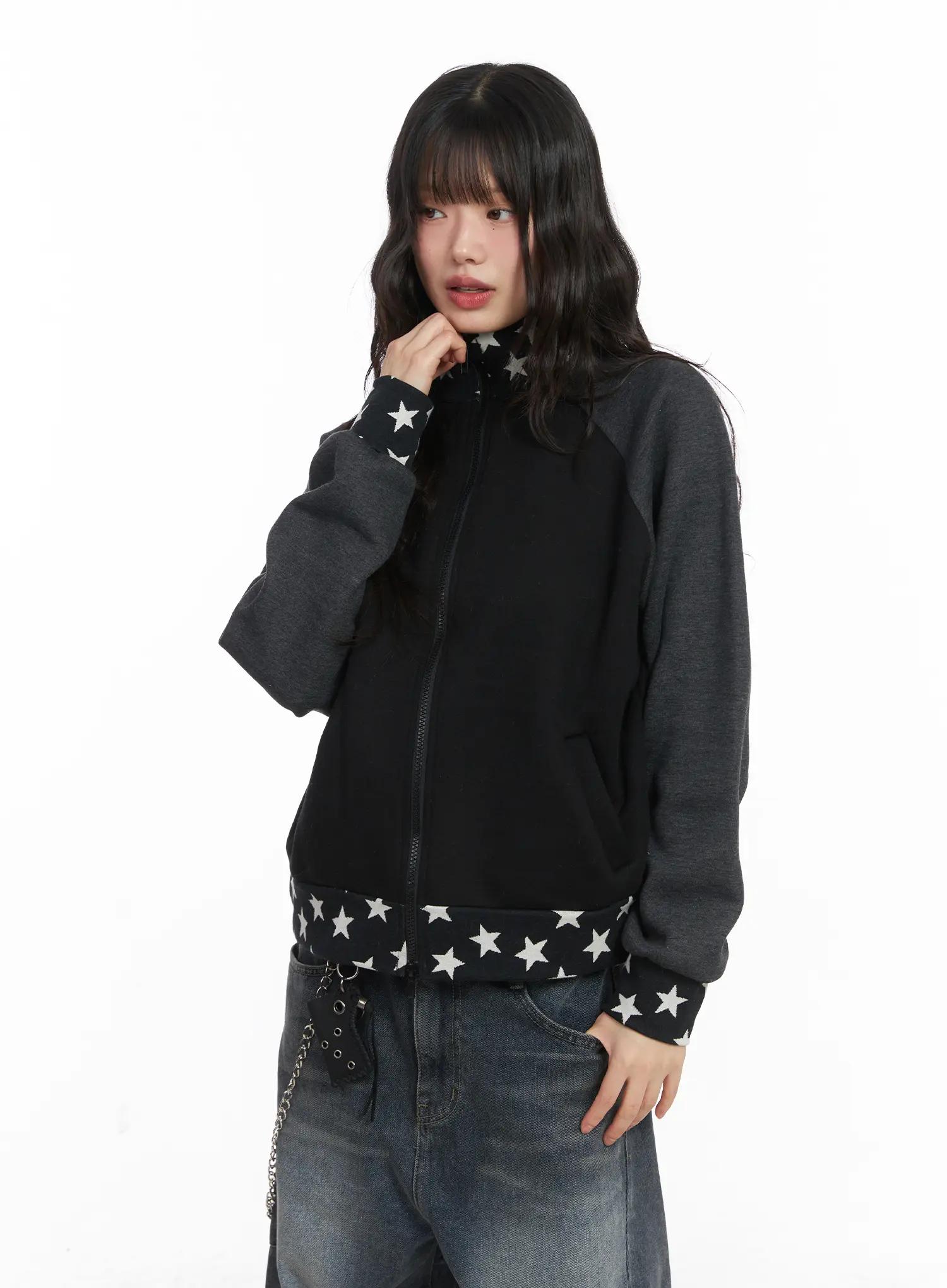 Star Graphic Sweatshirt CJ501 - Image 11