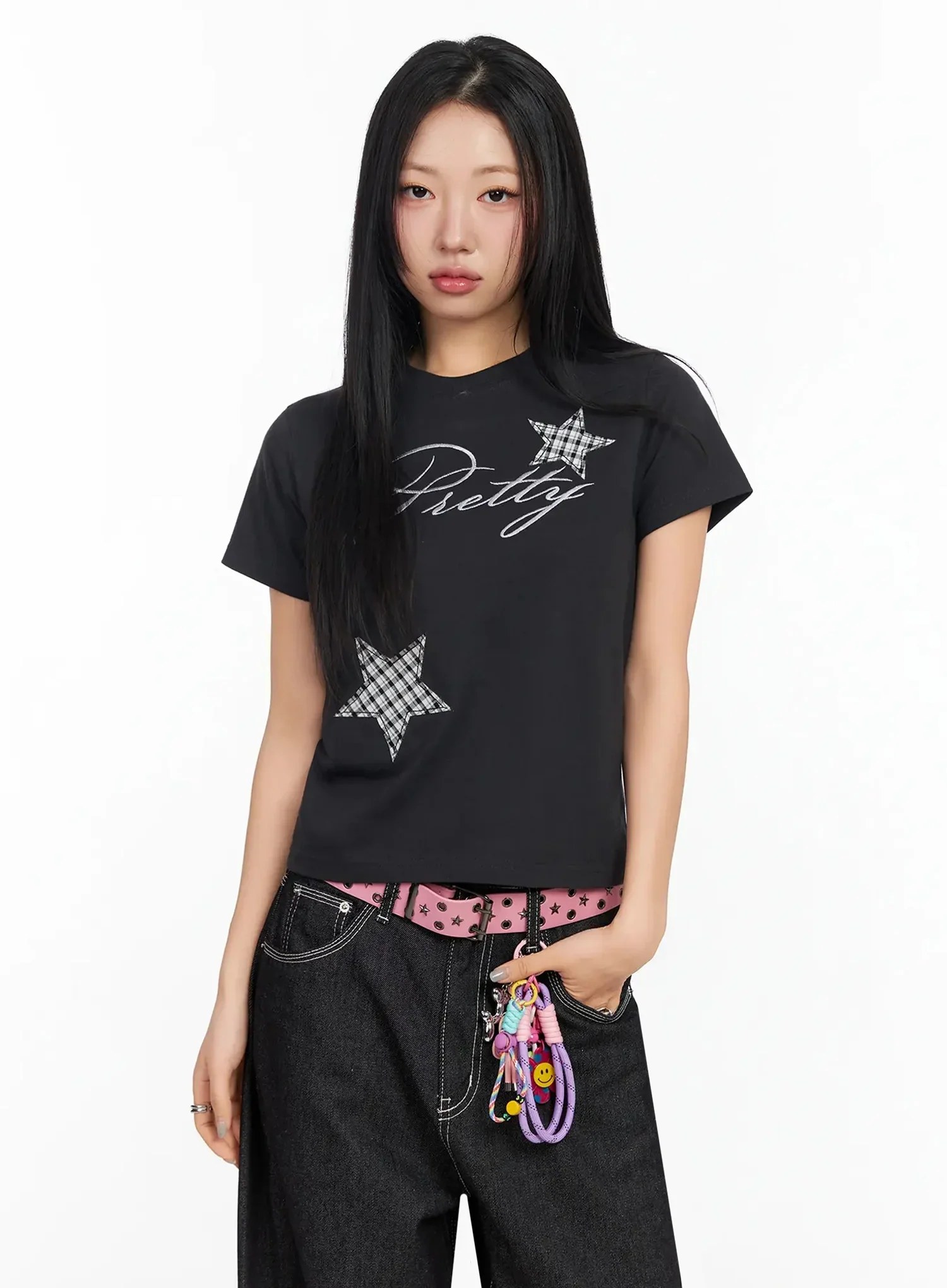Star Graphic T-Shirt CA513 - Image 2