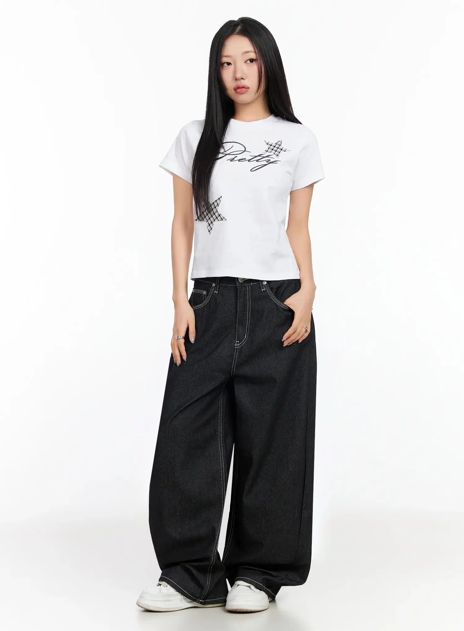 Star Graphic T-Shirt CA513 - Image 6