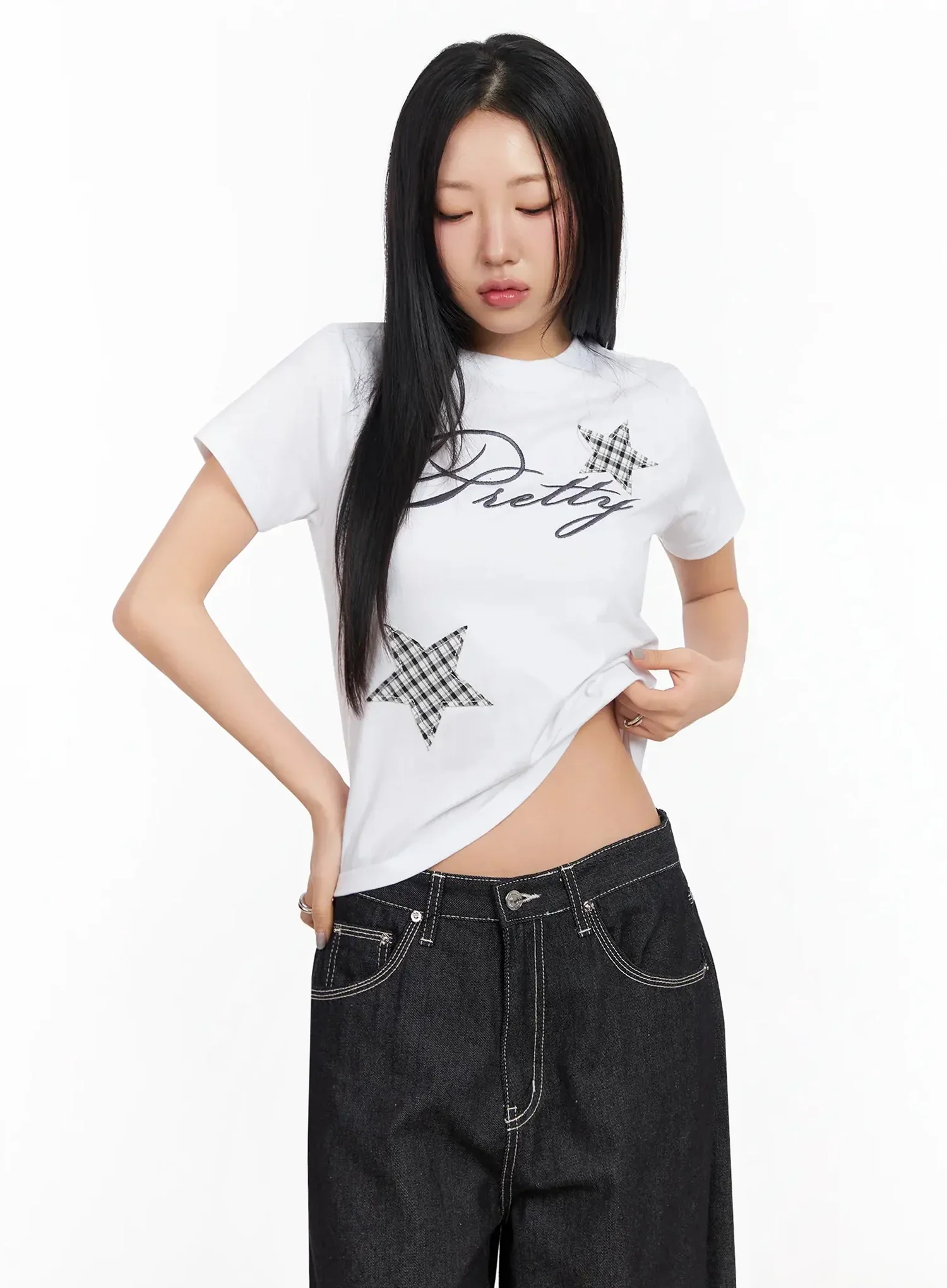 Star Graphic T-Shirt CA513 - Image 7