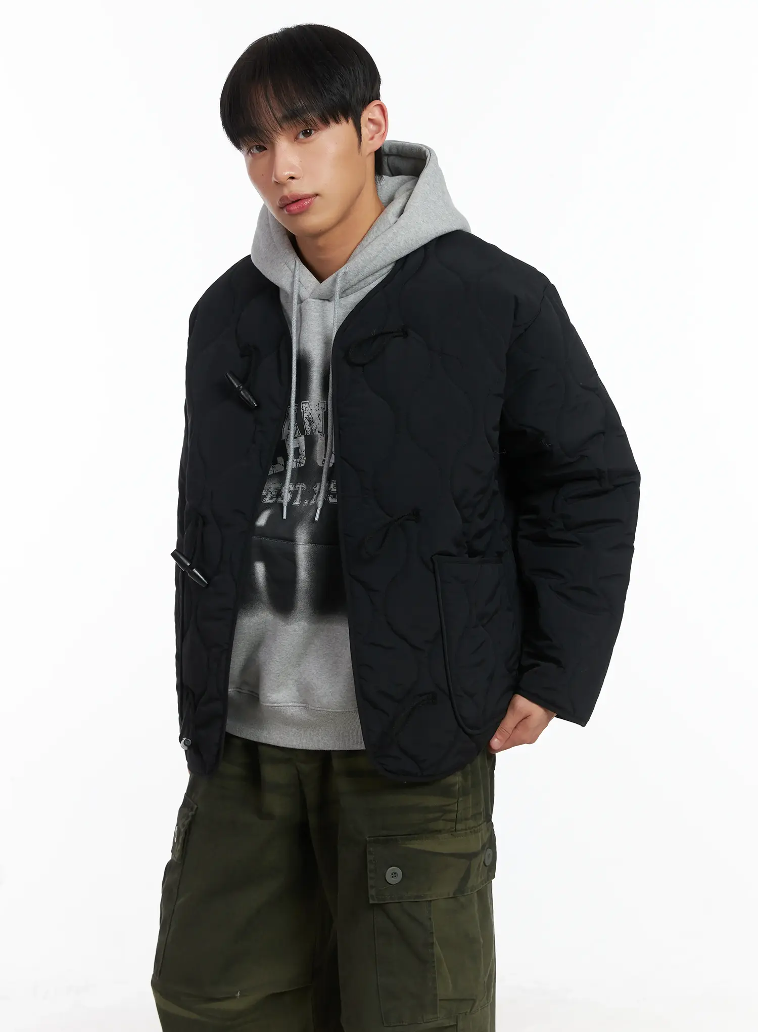Star Quilt Duffle Jacket ID515