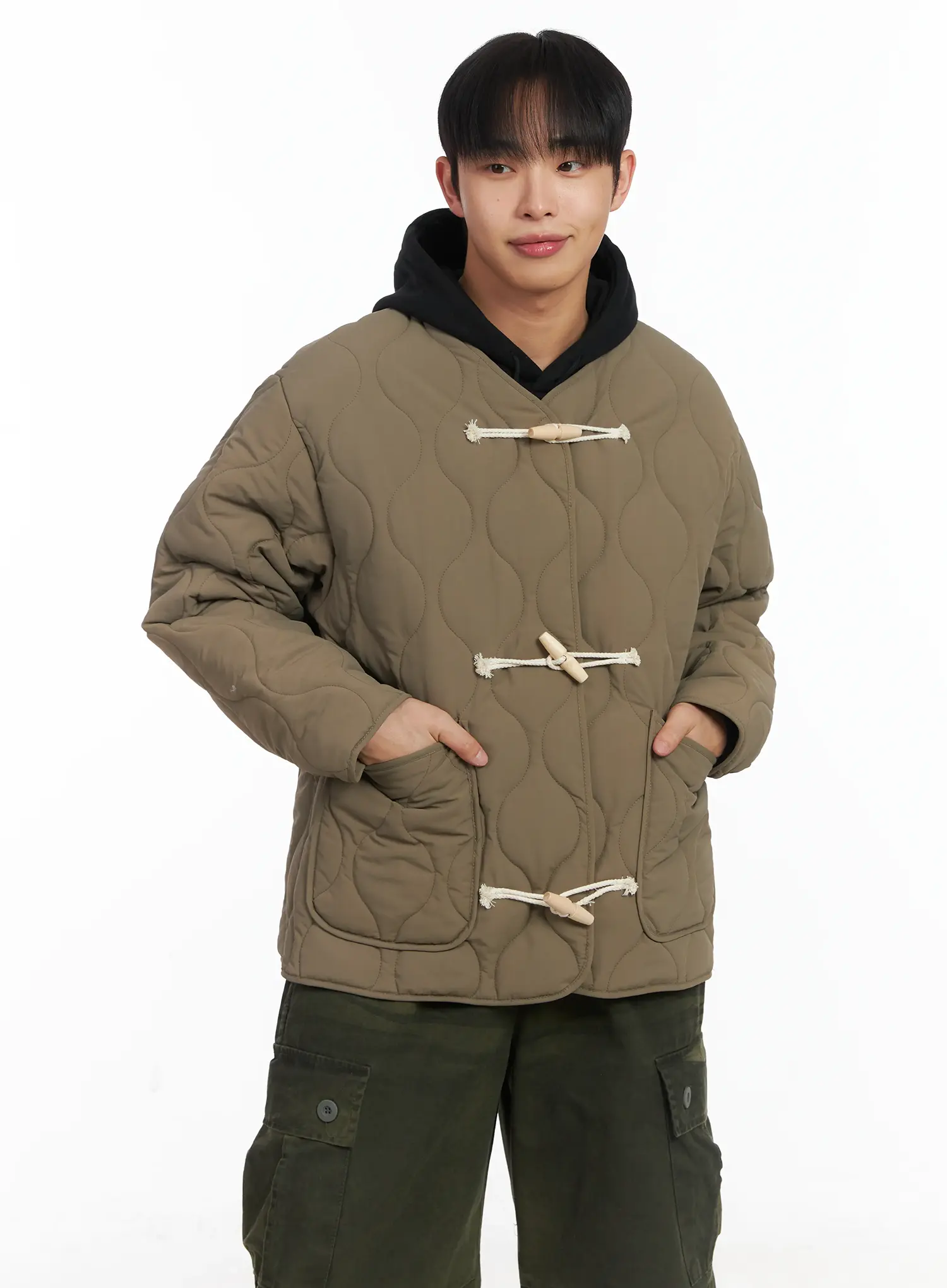 Star Quilt Duffle Jacket ID515 - Image 11