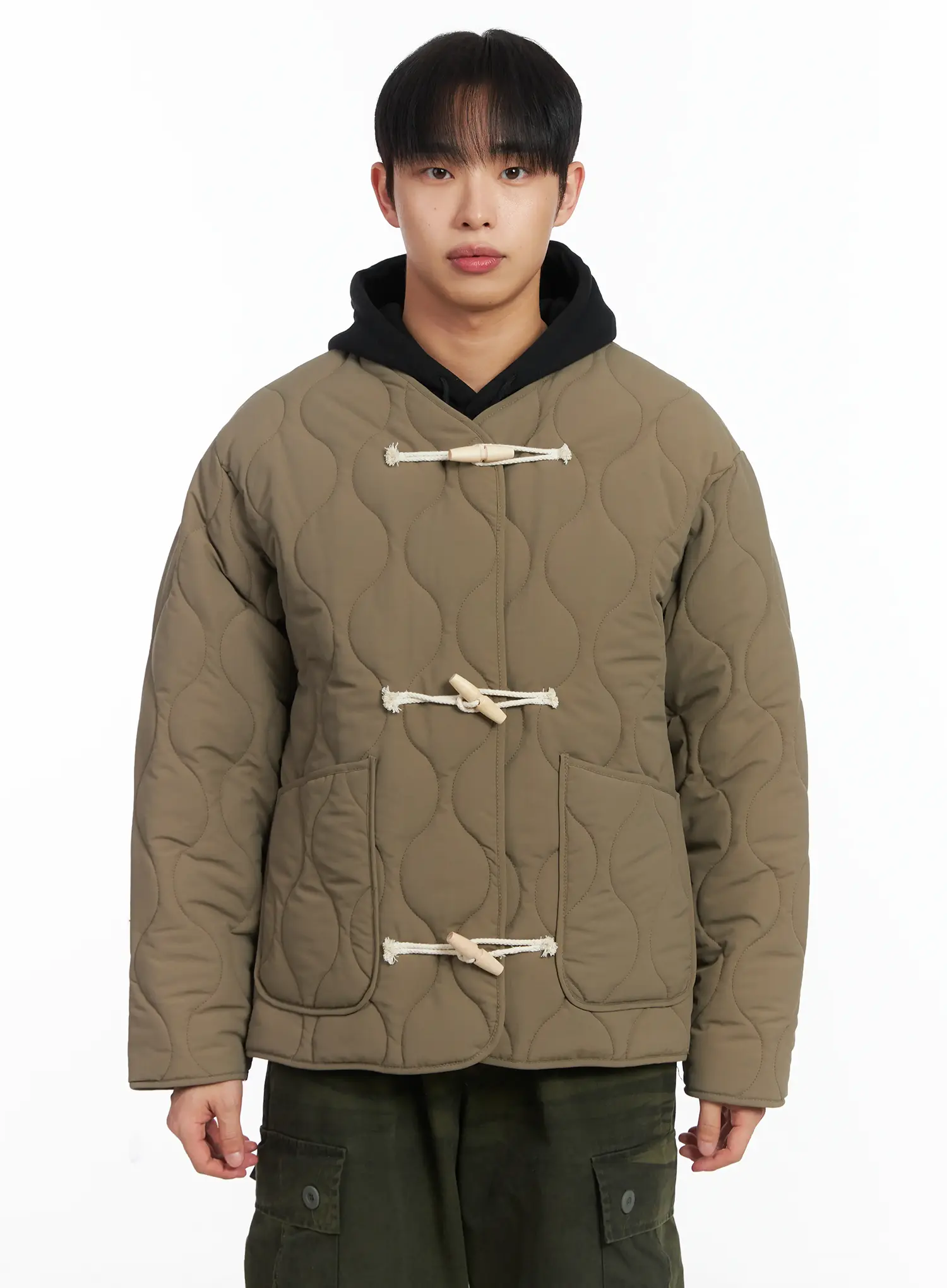 Star Quilt Duffle Jacket ID515 - Image 13