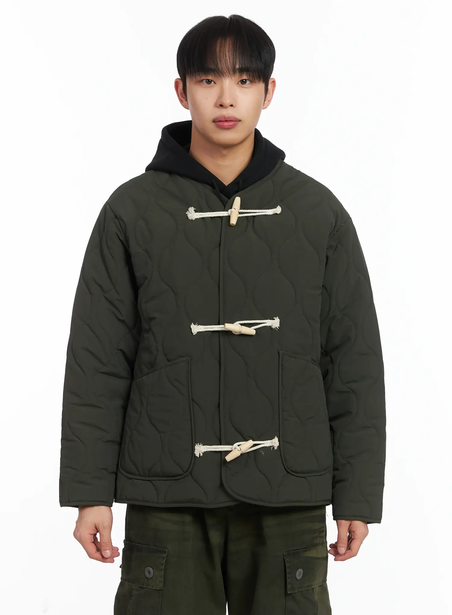 Star Quilt Duffle Jacket ID515 - Image 14