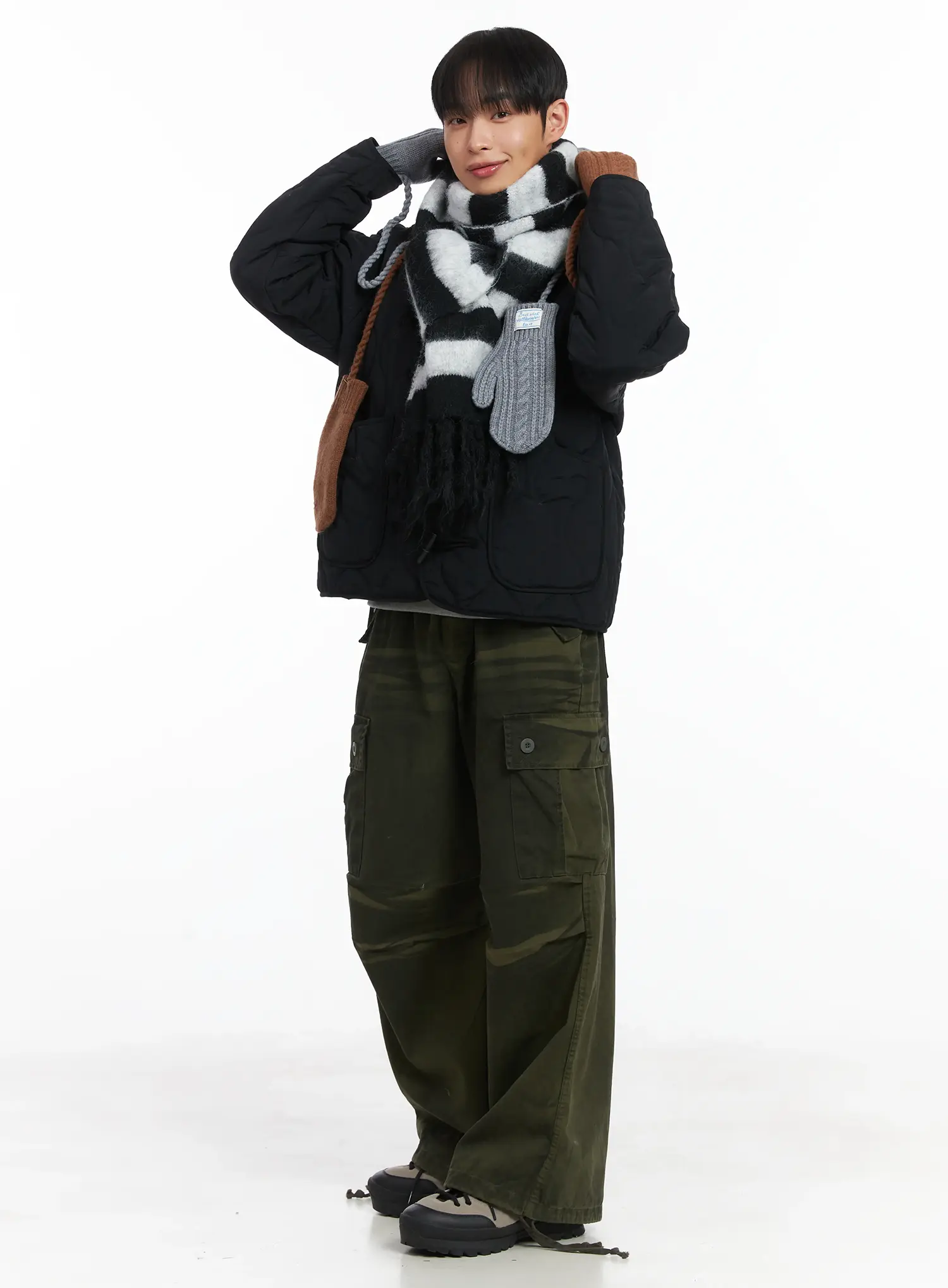 Star Quilt Duffle Jacket ID515 - Image 3