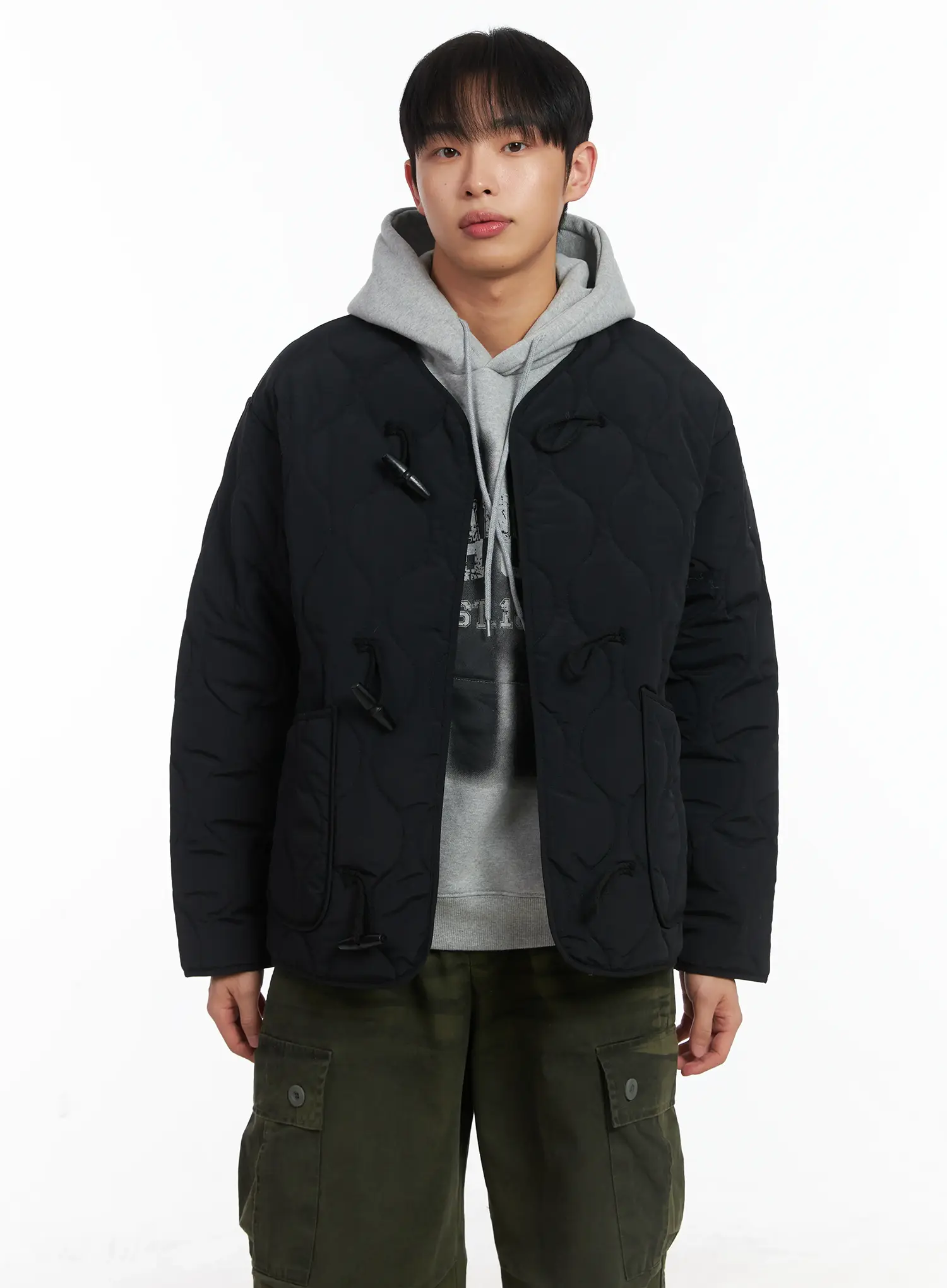 Star Quilt Duffle Jacket ID515 - Image 7