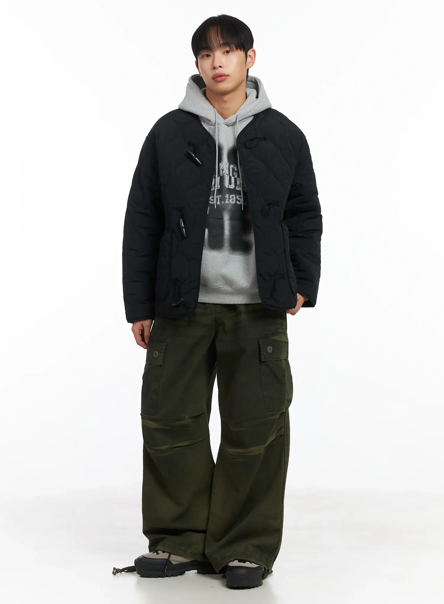 Star Quilt Duffle Jacket ID515 - Image 8