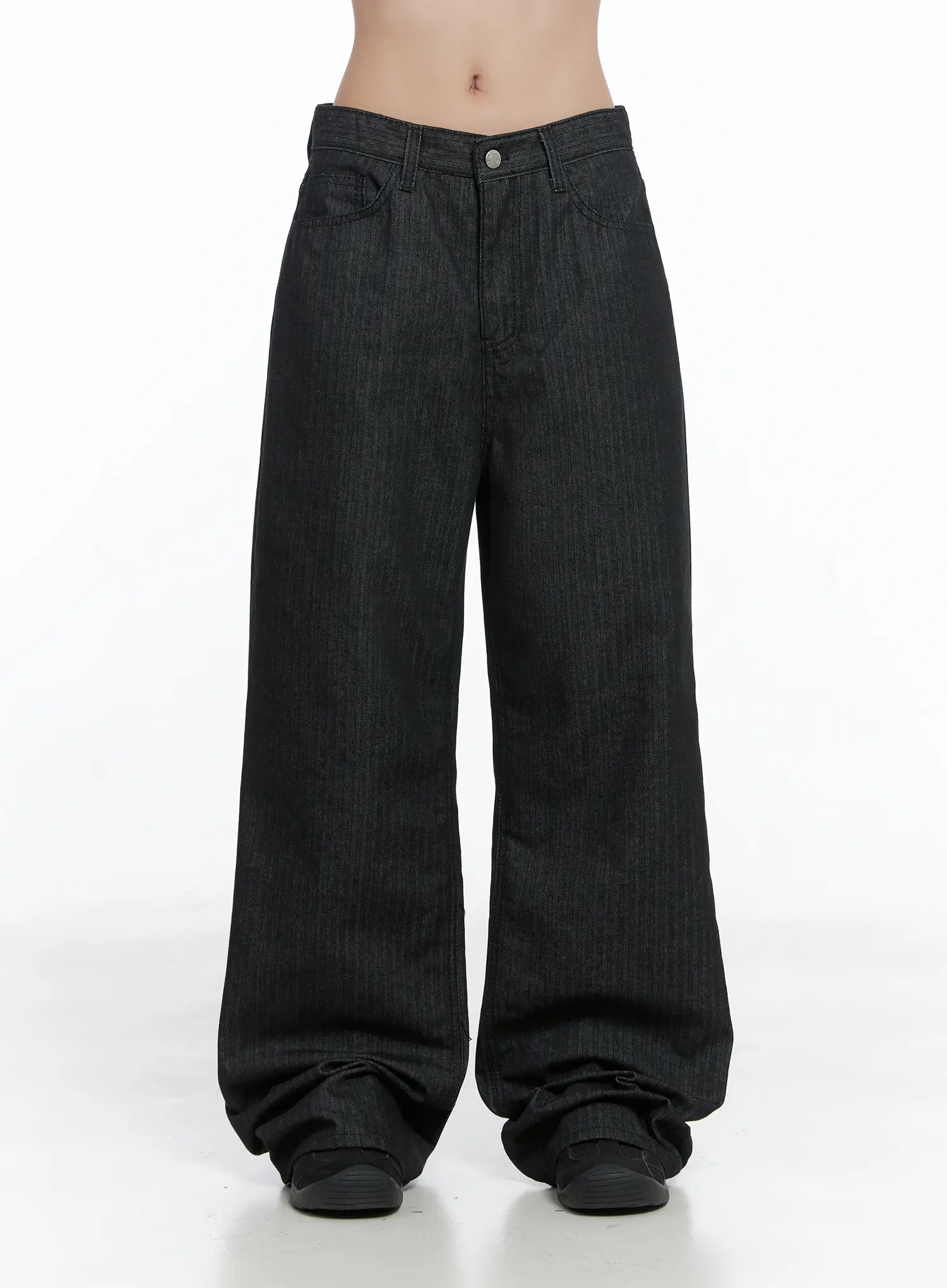 Stormi Stripe Wide-Leg Jeans CS502