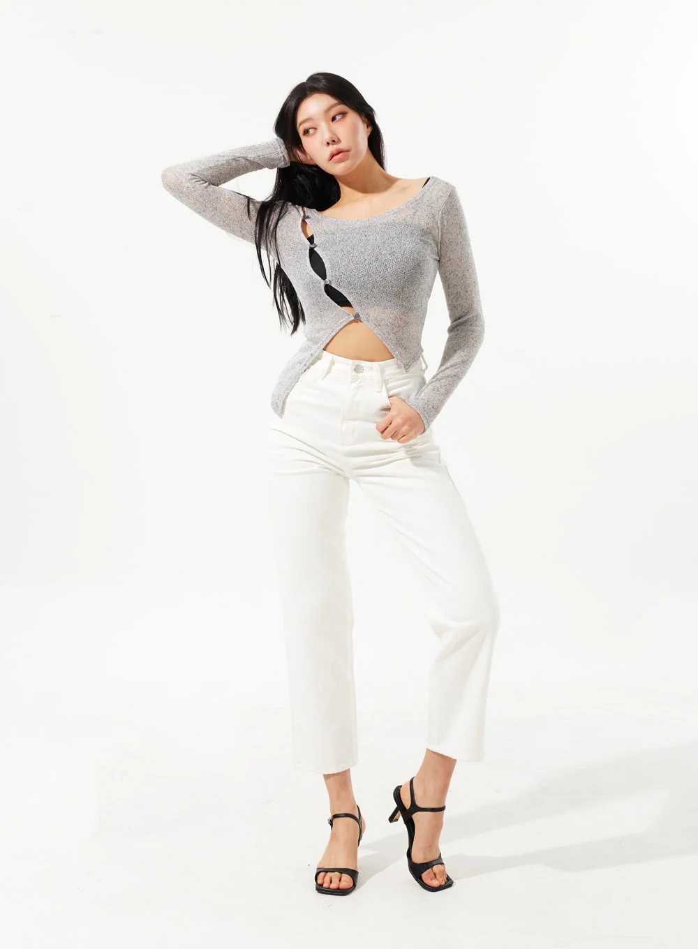 Straight Leg Ankle Pants IM323 - Image 6