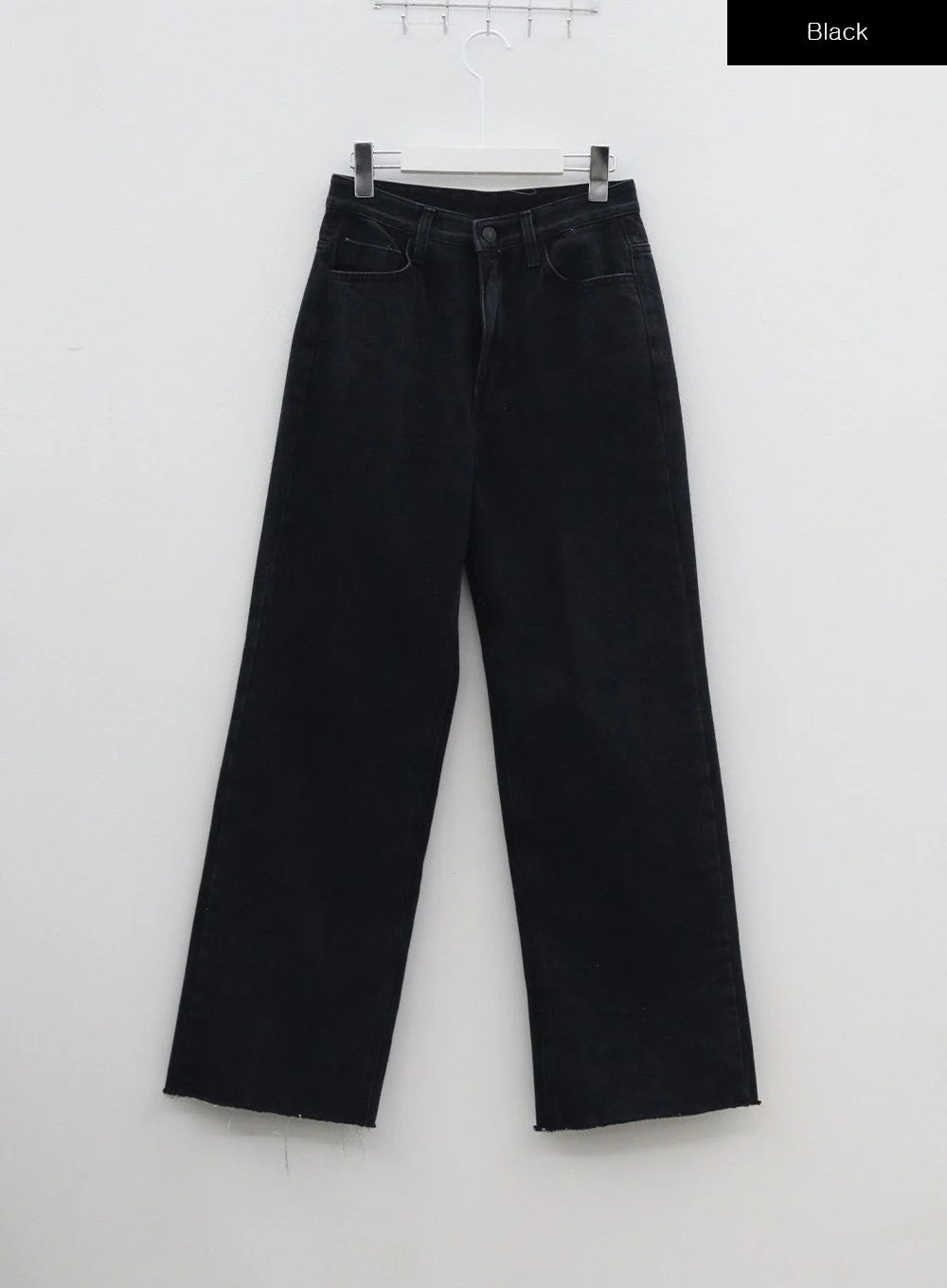 Straight Leg Black Jeans BM316 - Image 10