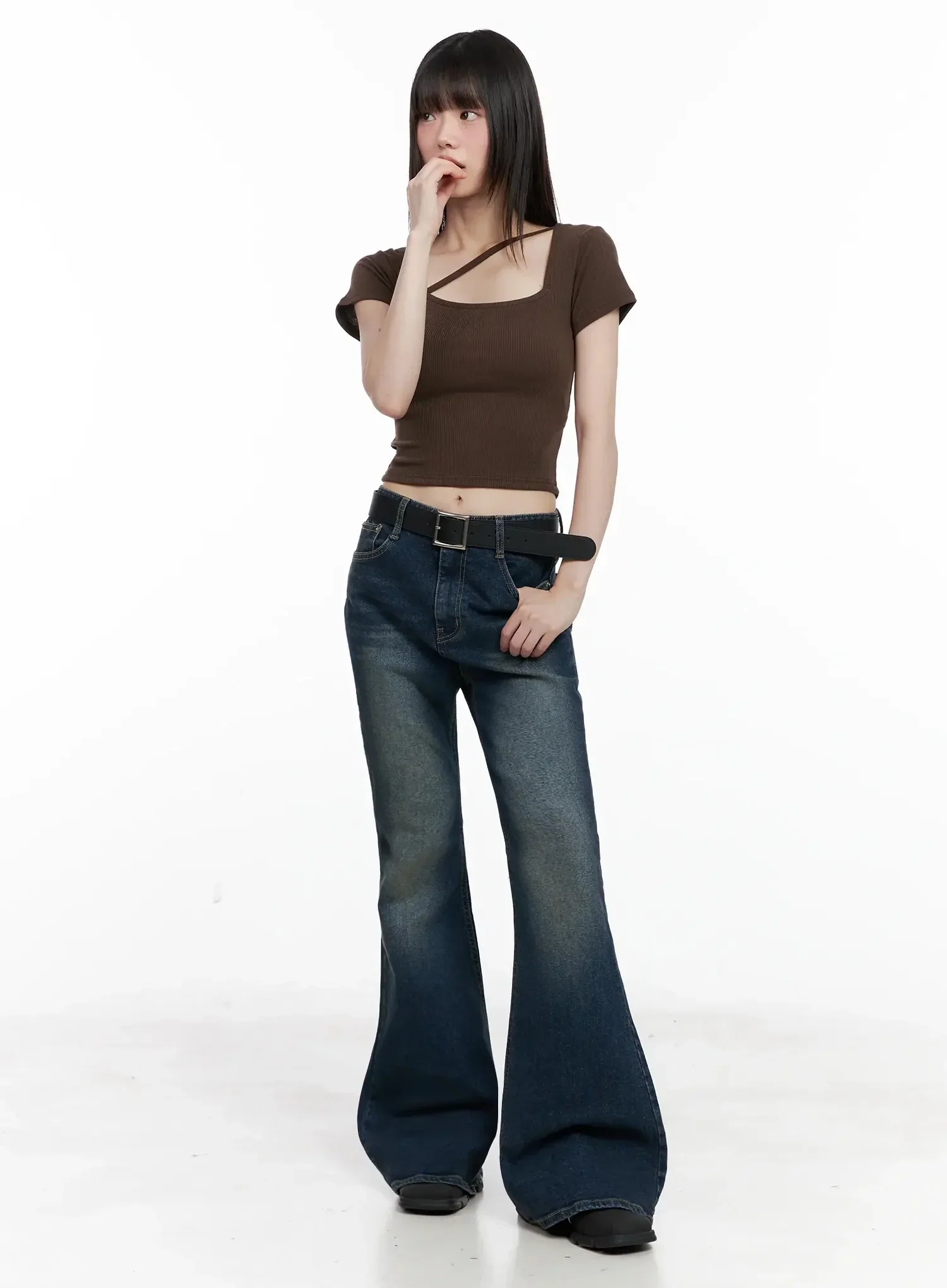 Strappy Square Neck Crop Top IL531 - Image 6