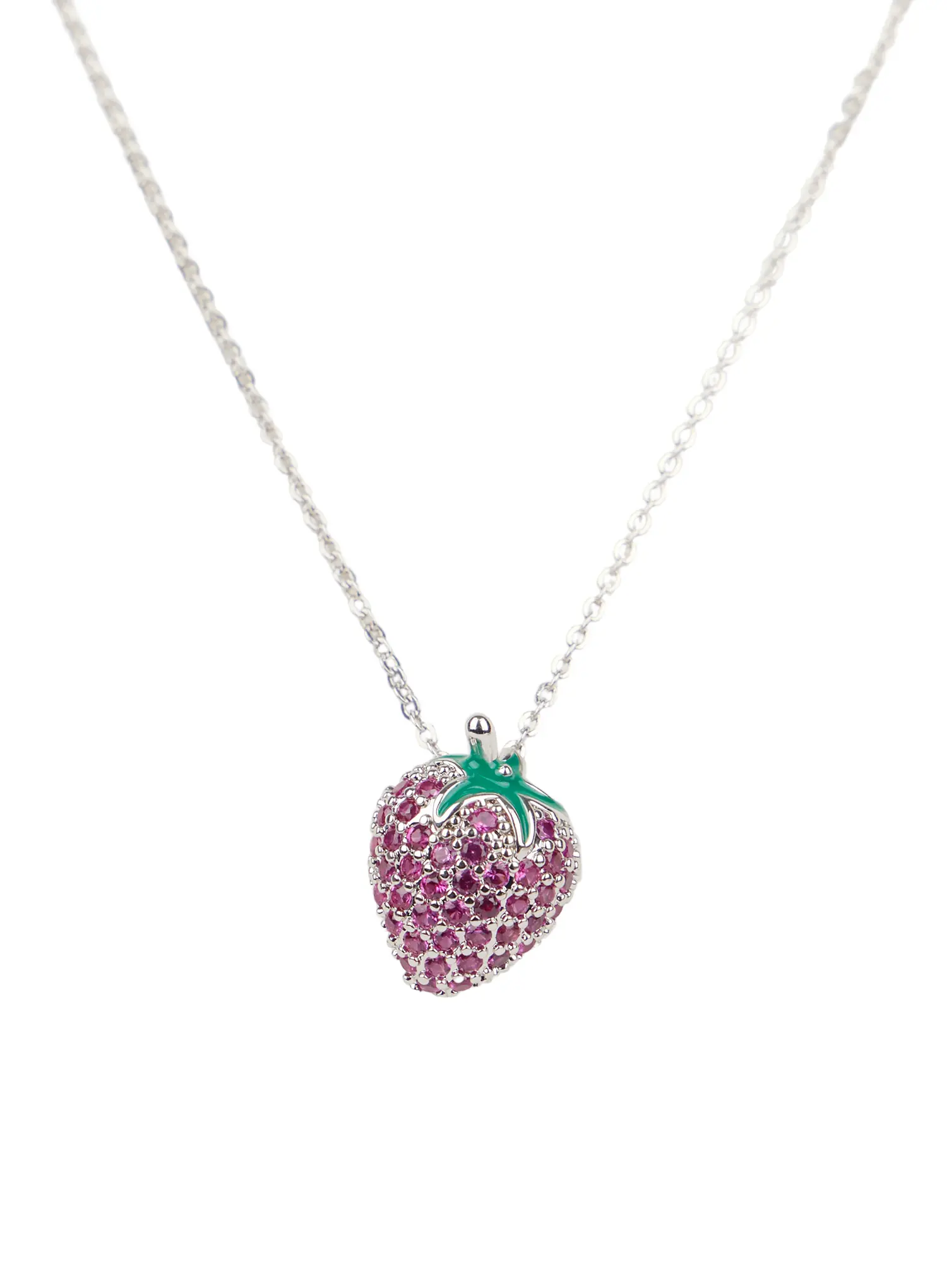Strawberry Cubic Necklace IM531 - Image 6