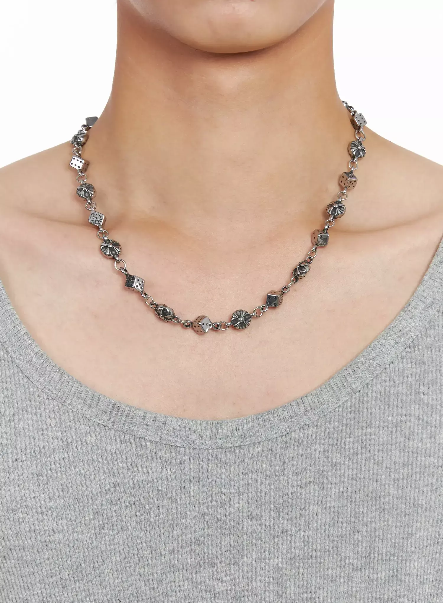 Street Dice Chain Necklace IO517 - Image 2