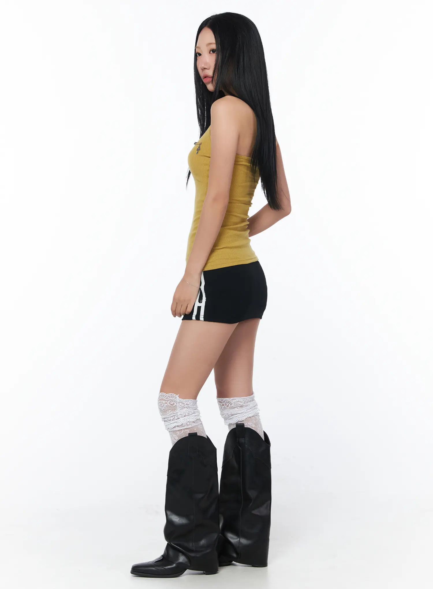 Street Style Mini Skirt CY513 - Image 7