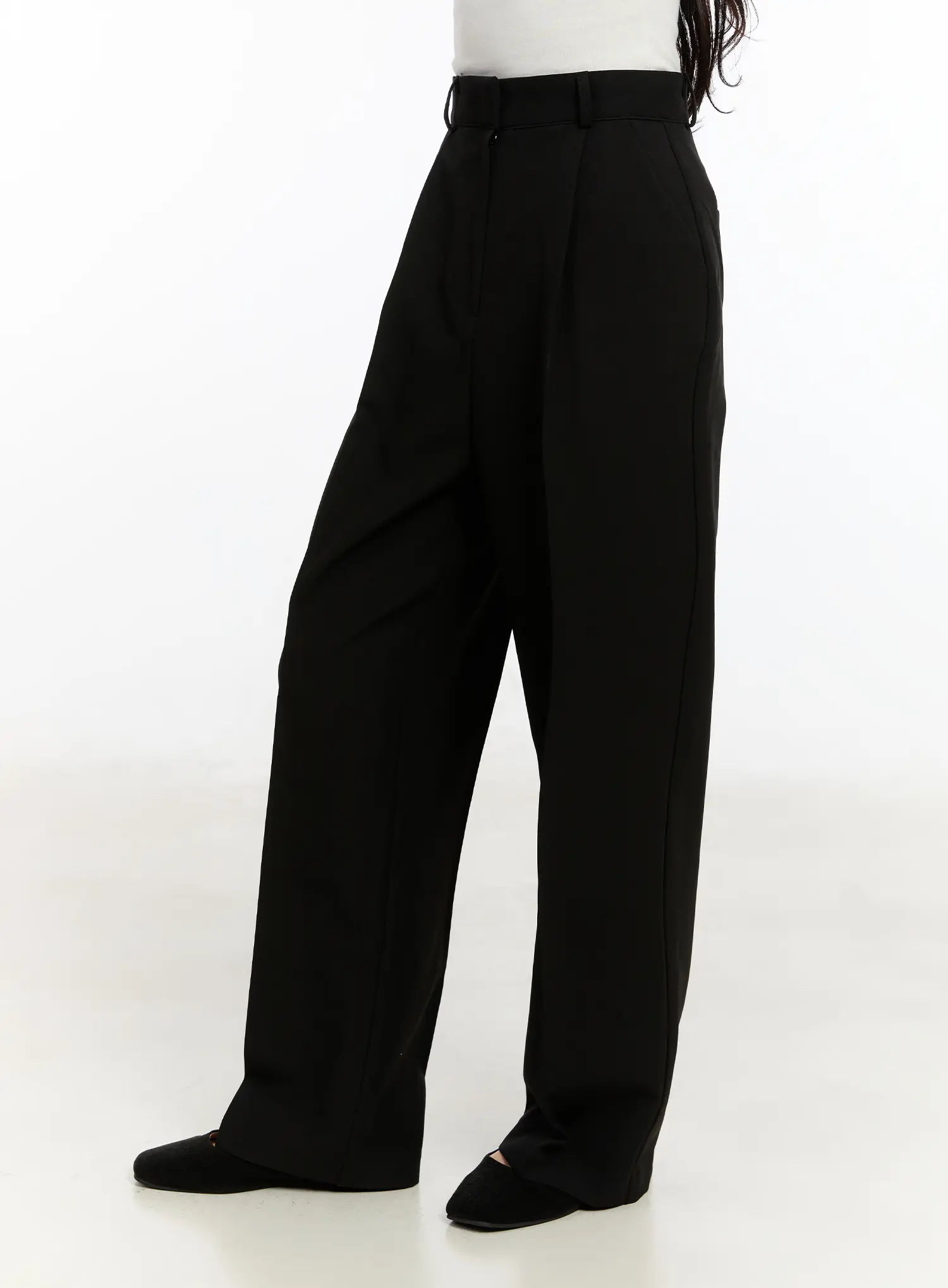 Stretch Wide Leg Trousers CM510 - Image 8