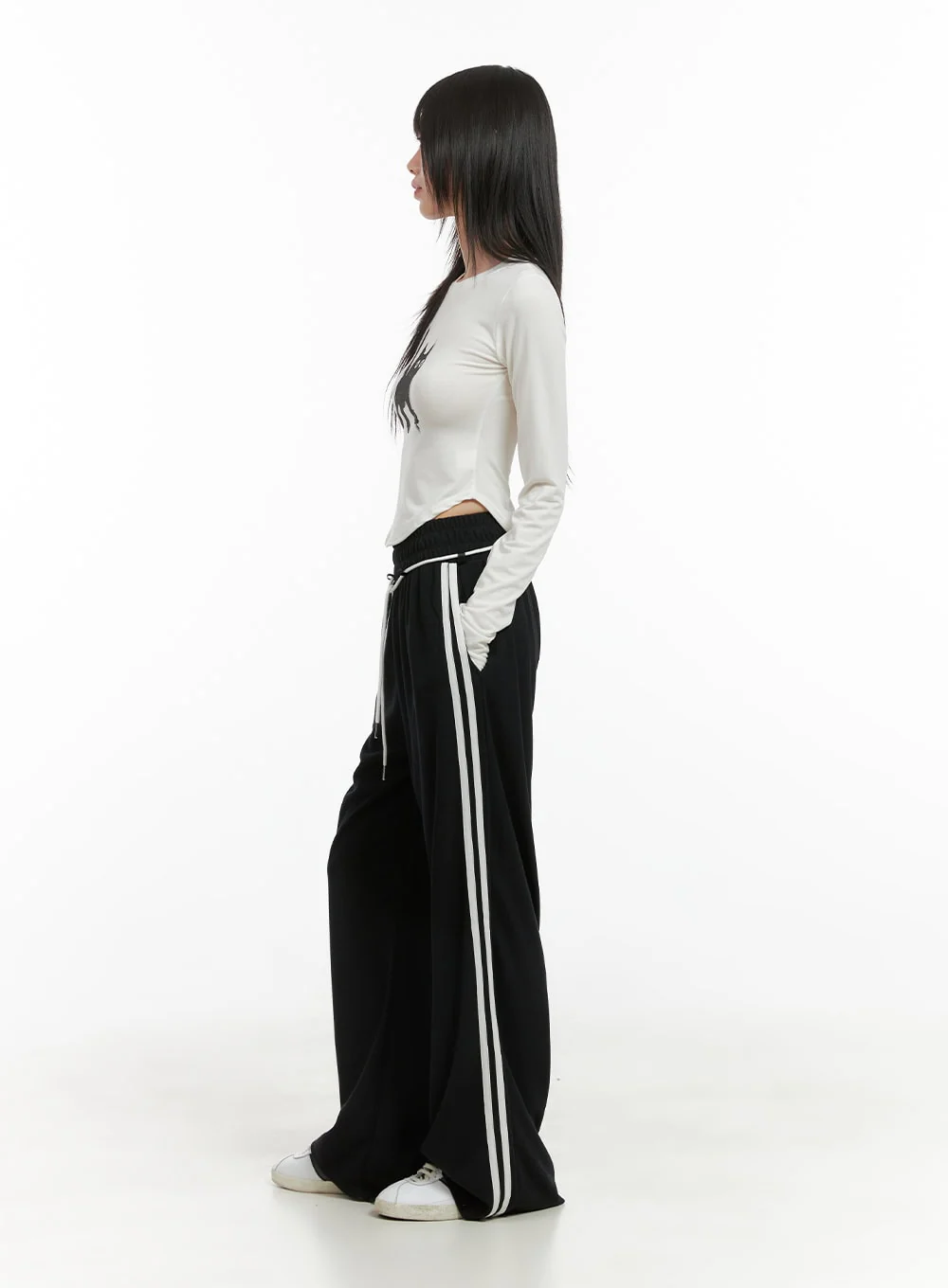 String Banded Track Pants CG426 - Image 3