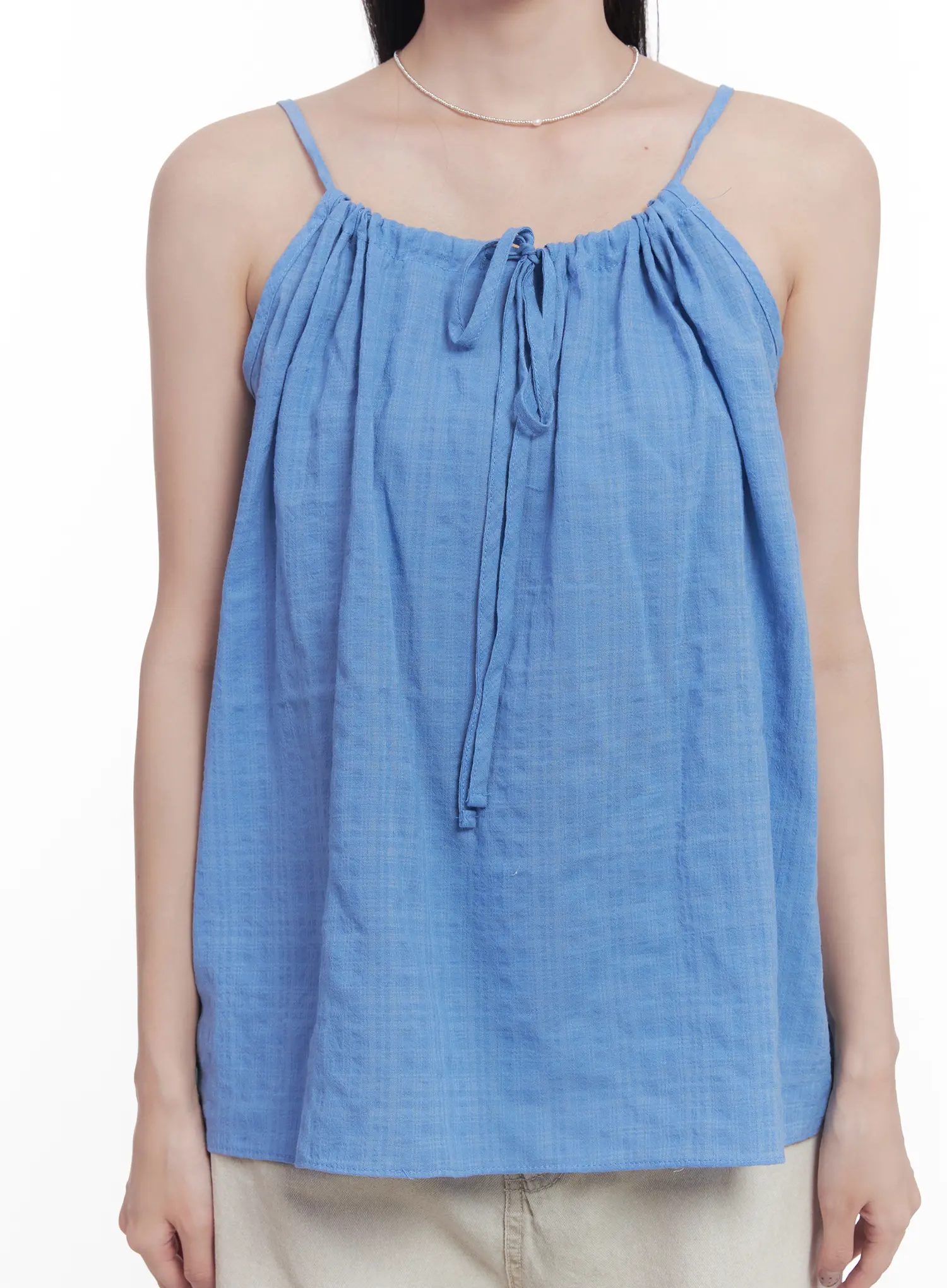 String Detail Flared Cami CU523 - Image 3