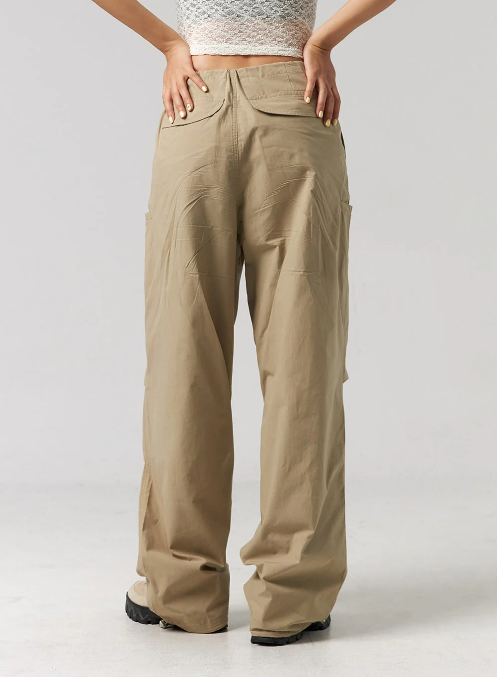 String Detail Wide Pants CG319 - Image 6