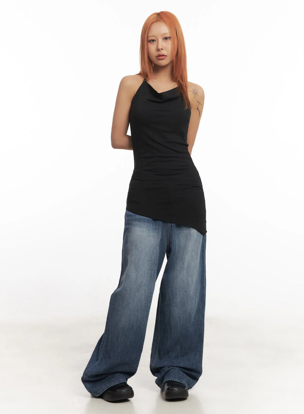 String Halter Long Cami Top IA517 - Image 11