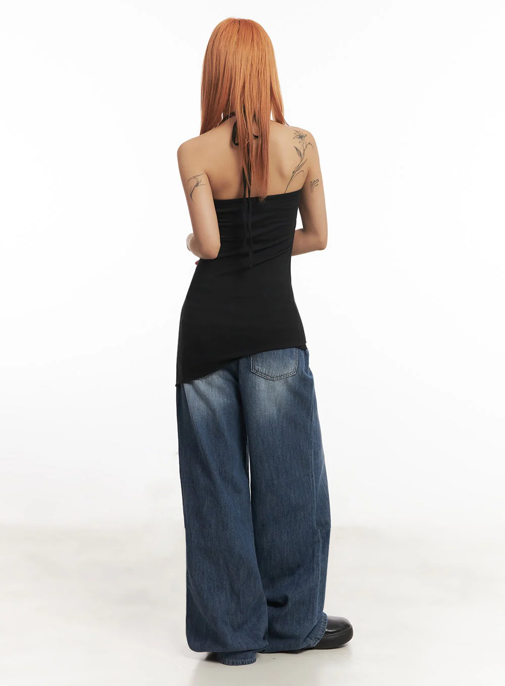 String Halter Long Cami Top IA517 - Image 13